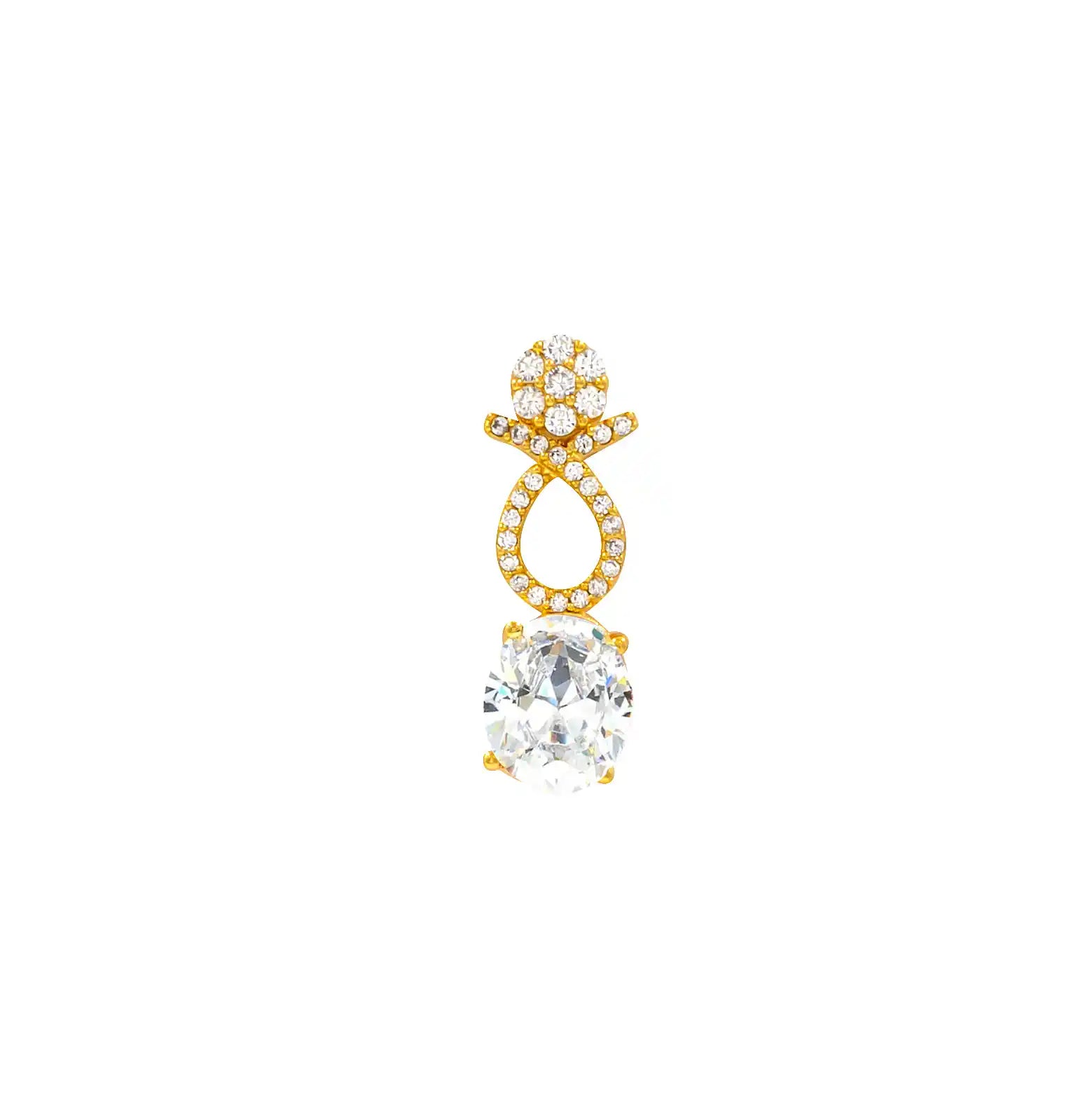 Premium Stone Necklace with Stud PMSNS7W-008, PMSHST5W-081