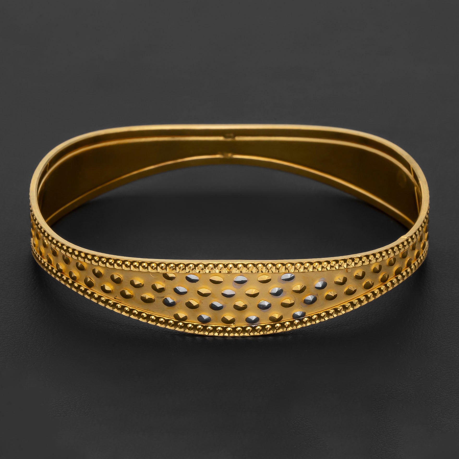 RHODIUM BANGLE PRGB110-062
