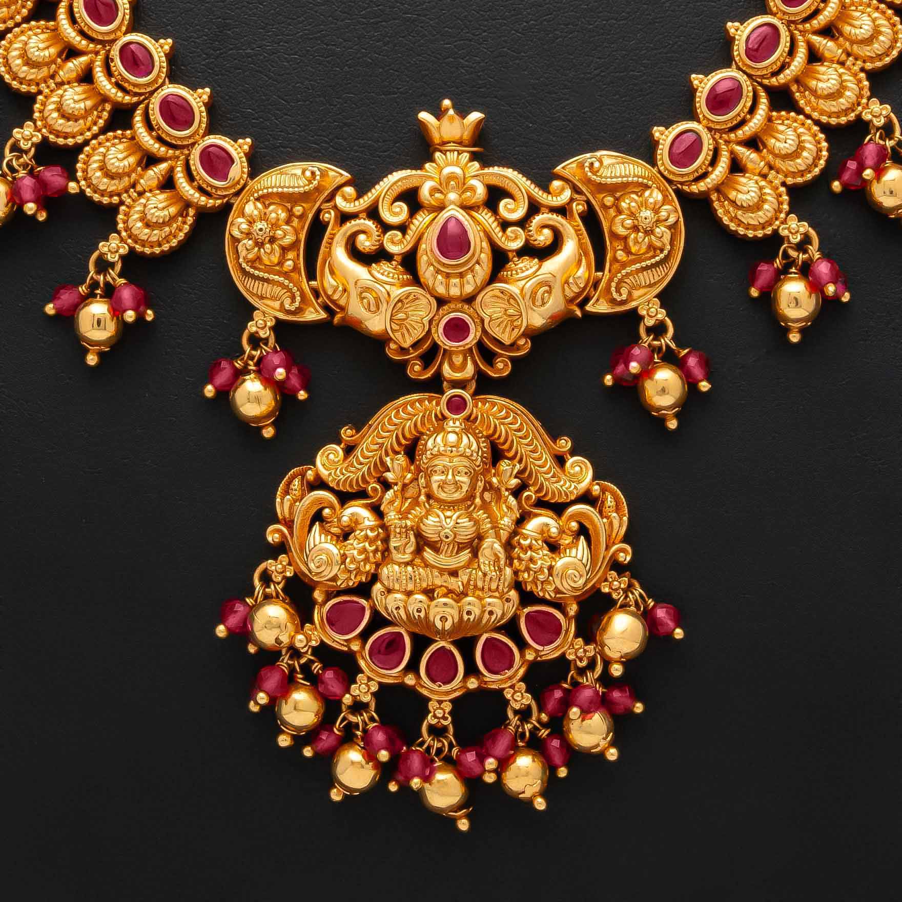 PKT STONE GHERU NECKLACE PSGRNLSR34R-0601