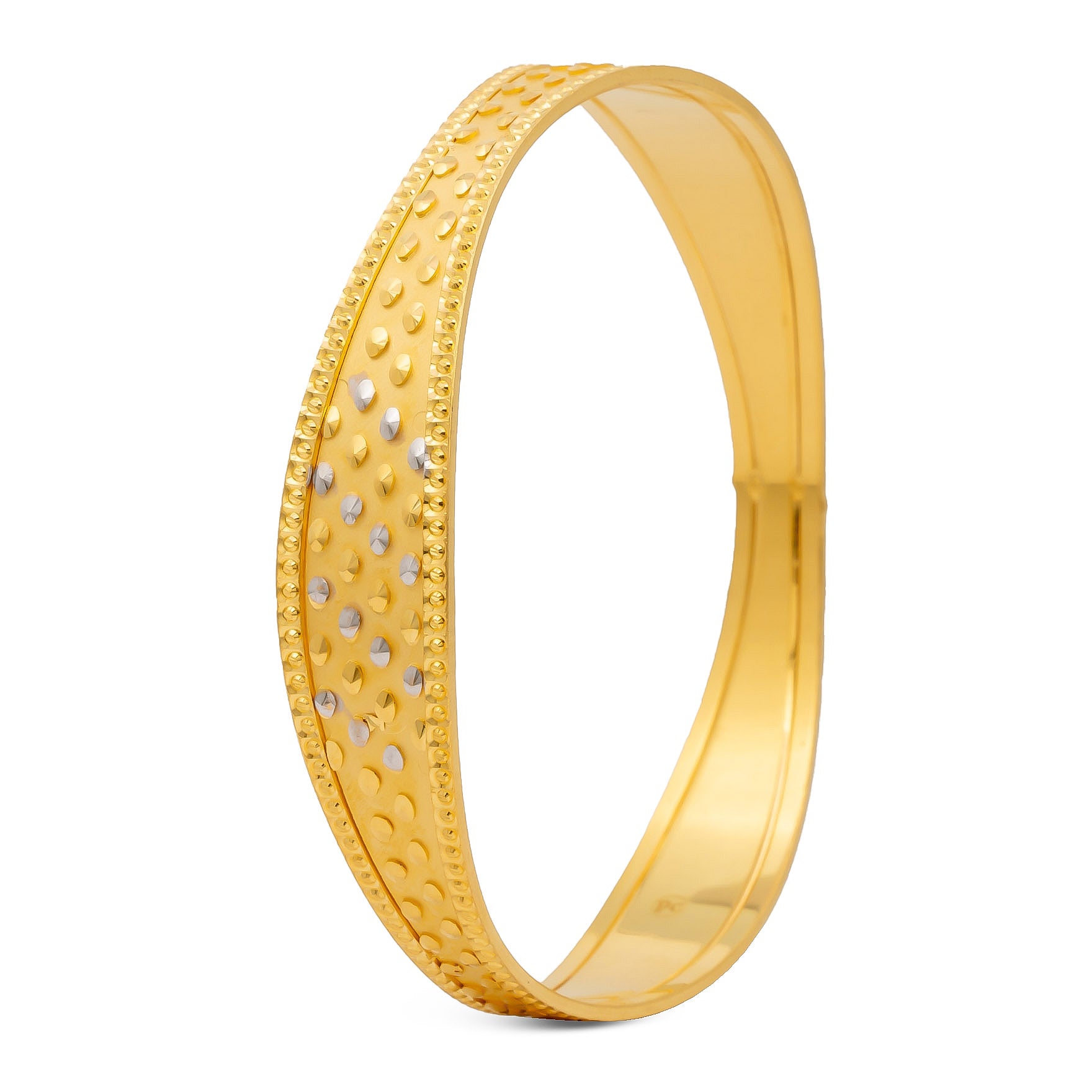 RHODIUM BANGLE PRGB110-062