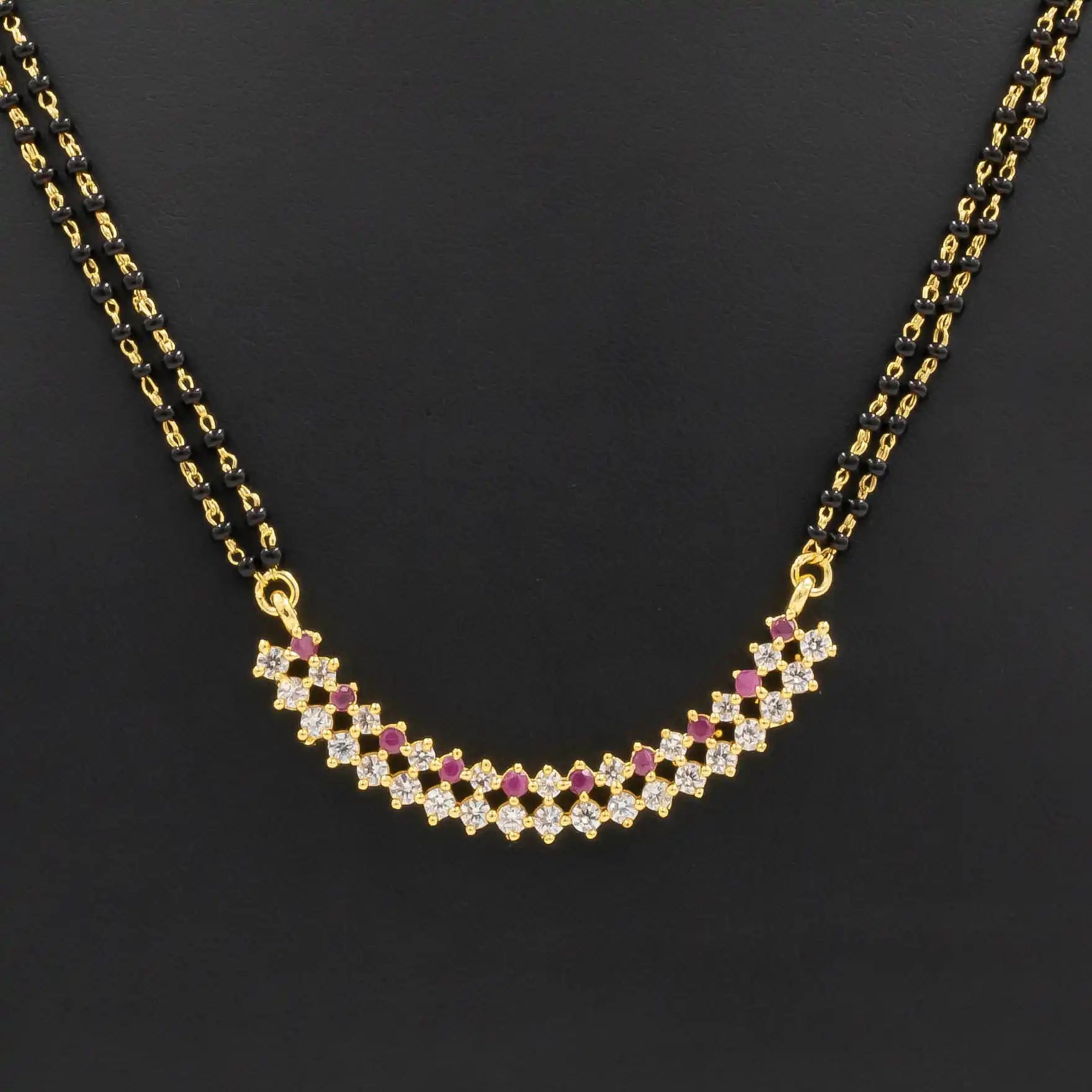 Karimani (Mangalsutra) Stone Chain PLKM12-084