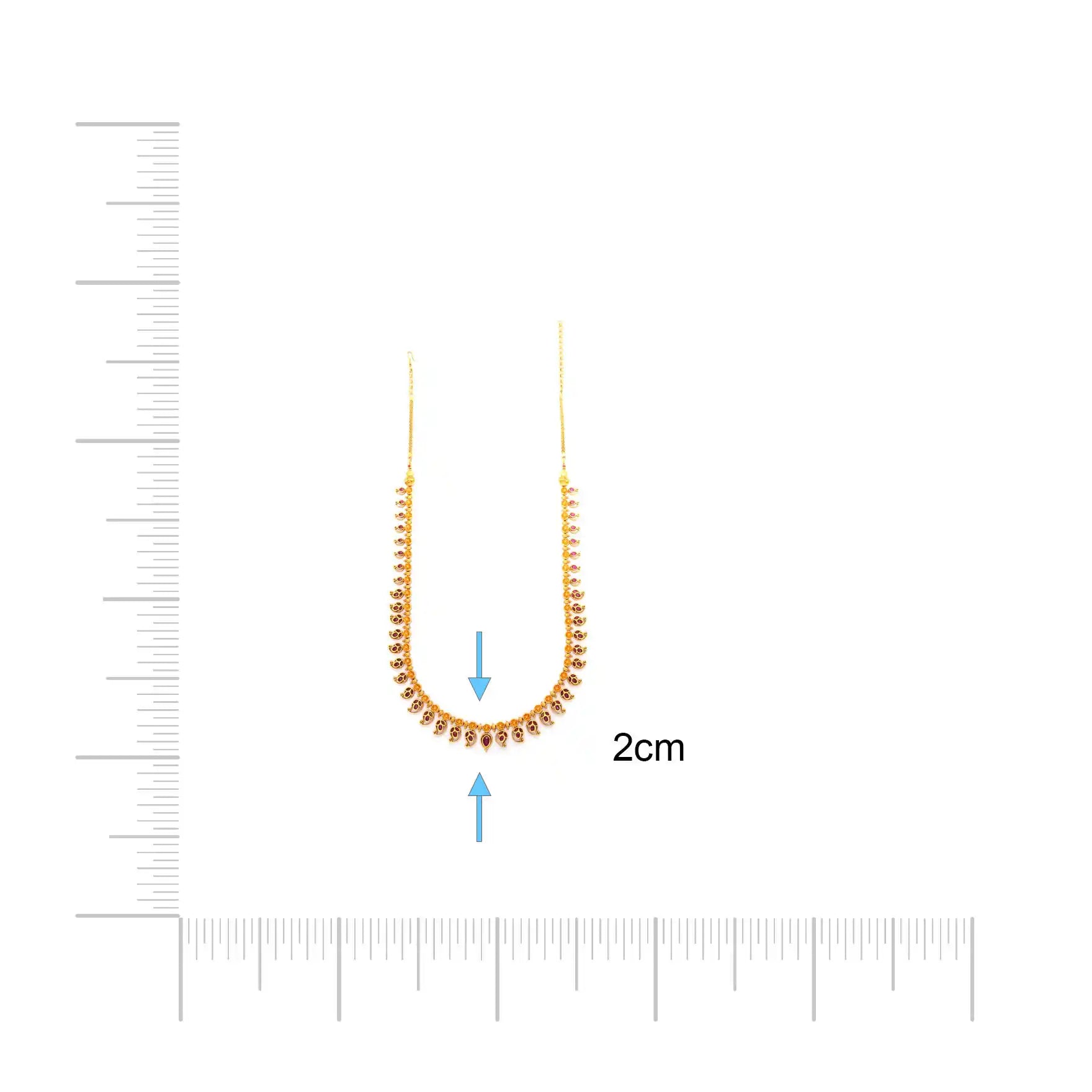 PKT Stone GHERU NECKLACE  PSGRNLSR11R-0611