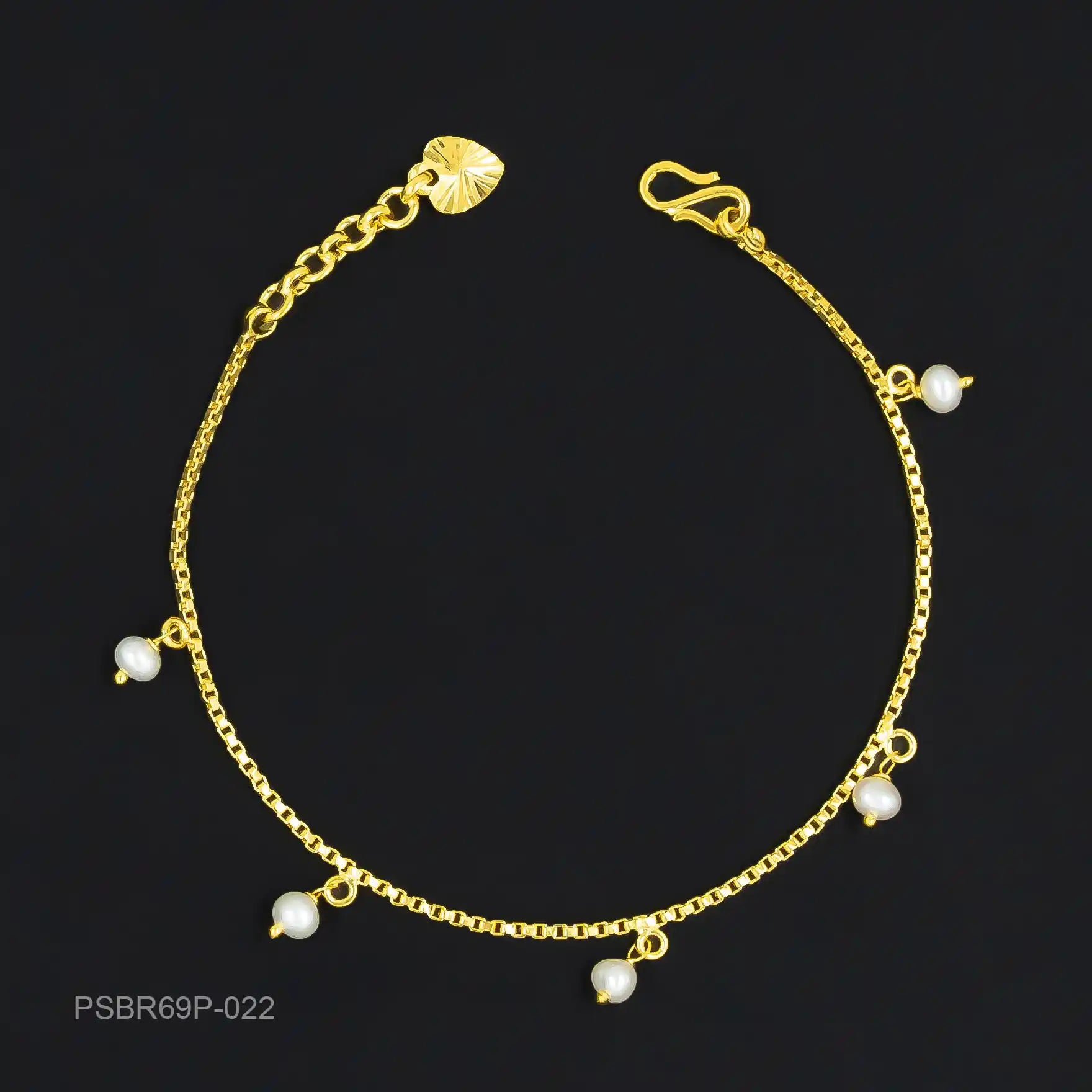 White Beads Bracelet 