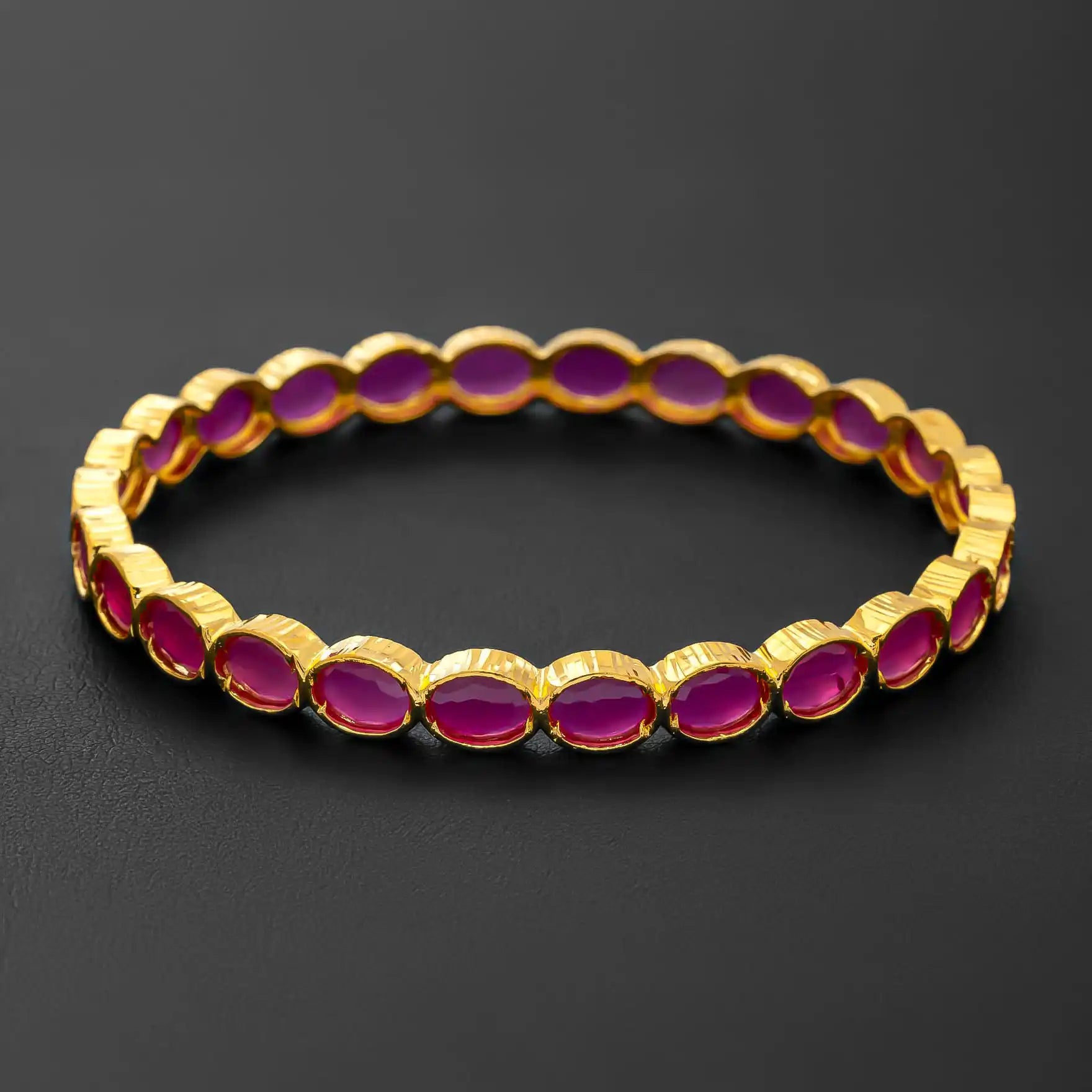 PREMIUM STONE BANGLE PMSB2R-055