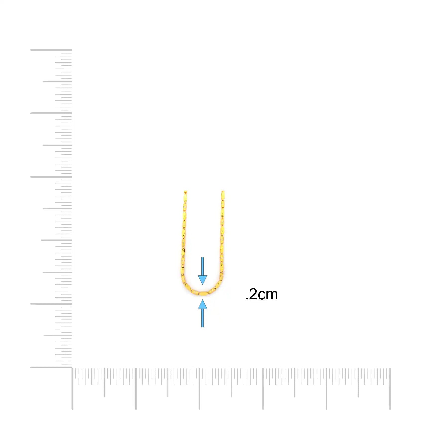 GENTS FRILL STONE CHAIN PSGCX7W-0031