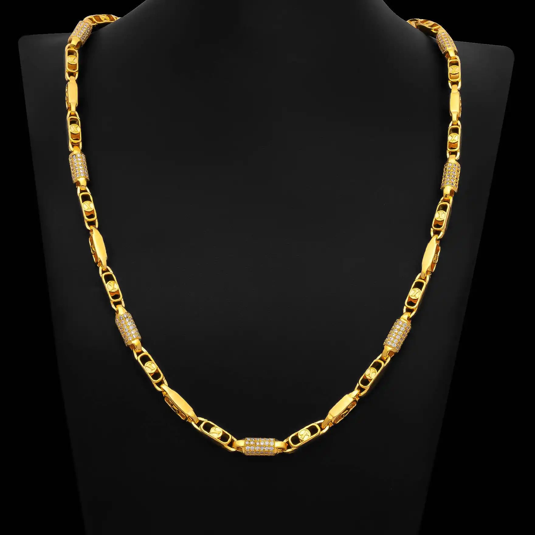 gold plated chain for men