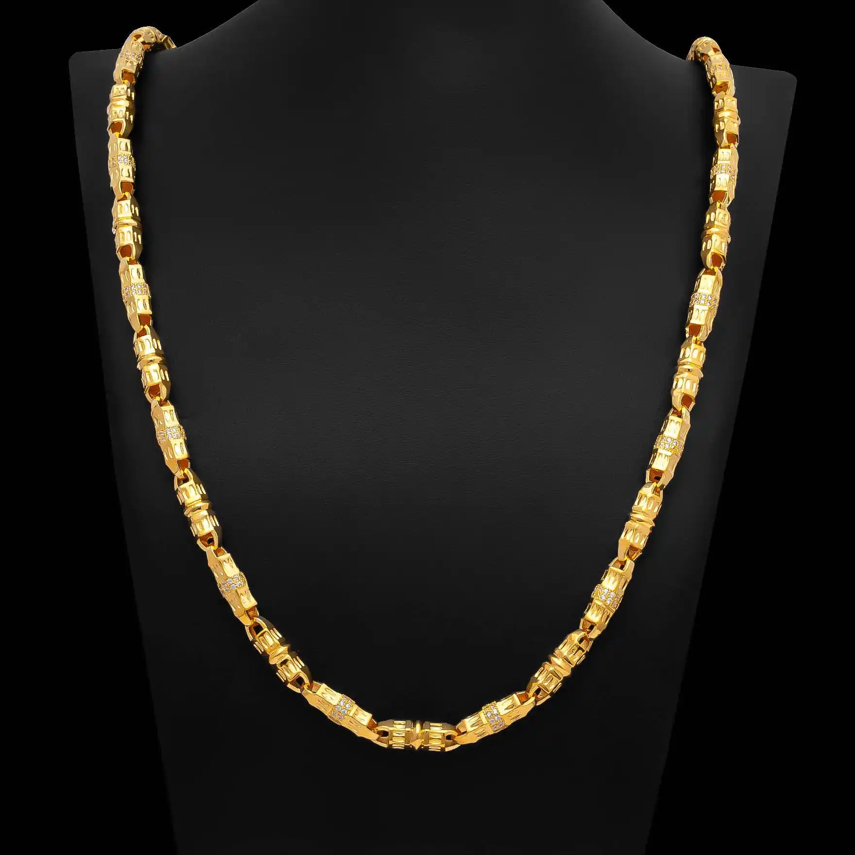 gold plated chain for men