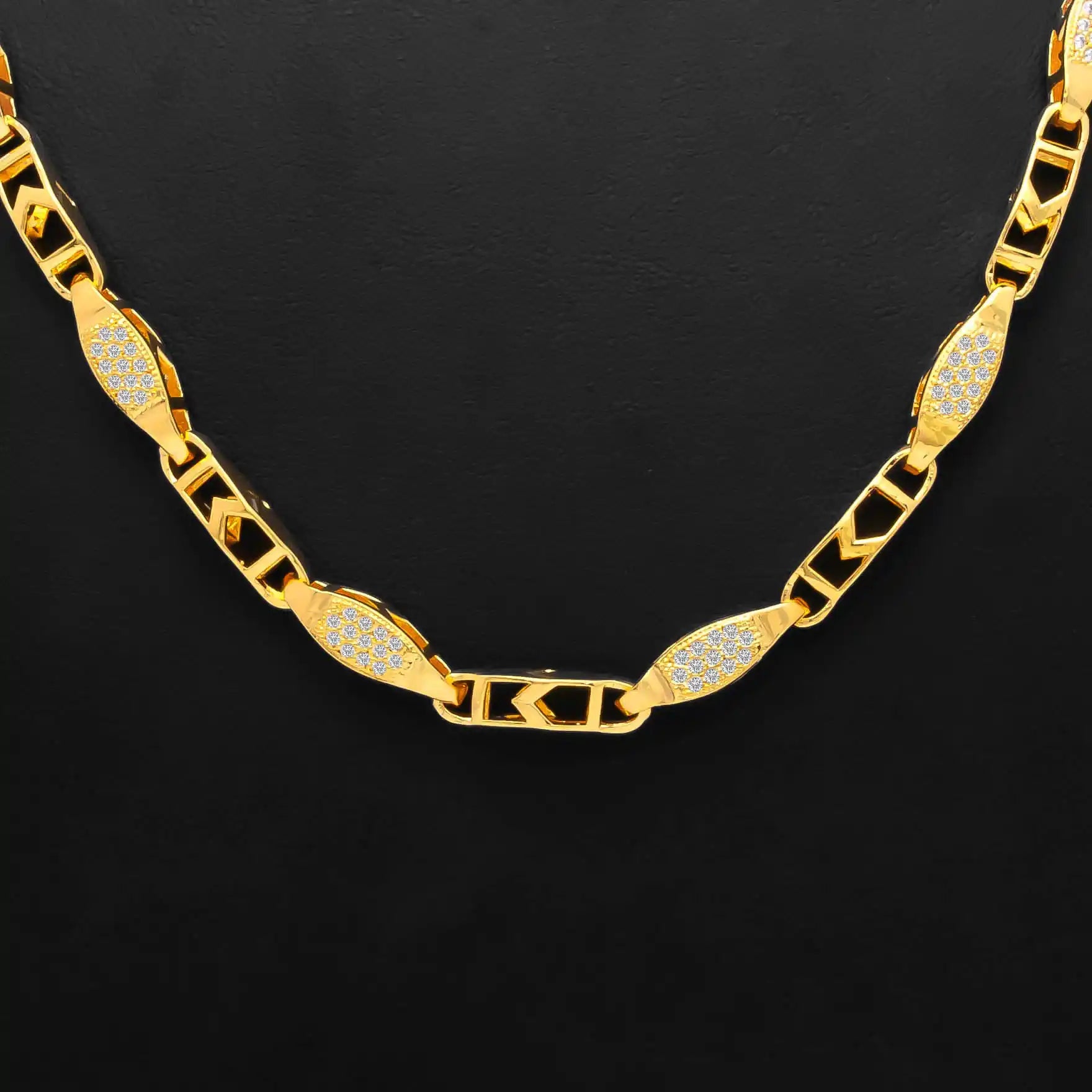 GENTS FRILL STONE CHAIN PSGCX5W-0031