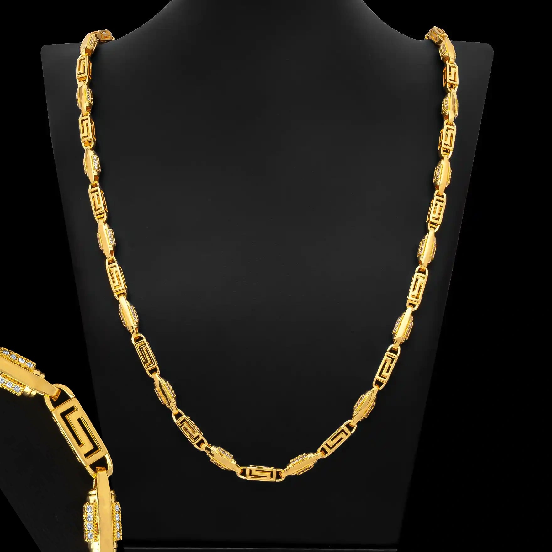 GENTS FRILL STONE CHAIN PSGCX6W-0031