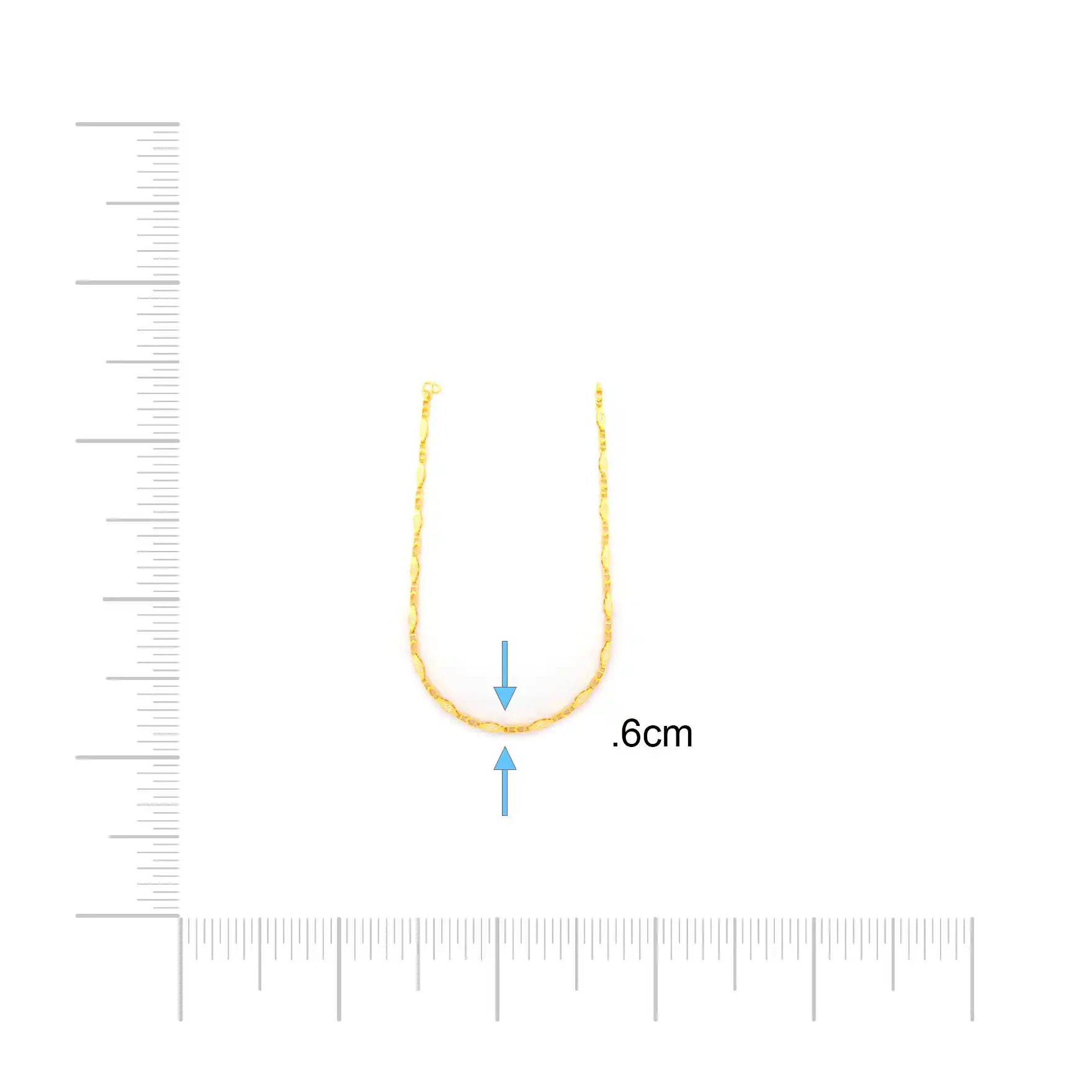 GENTS FRILL STONE CHAIN PSGCX5W-0031