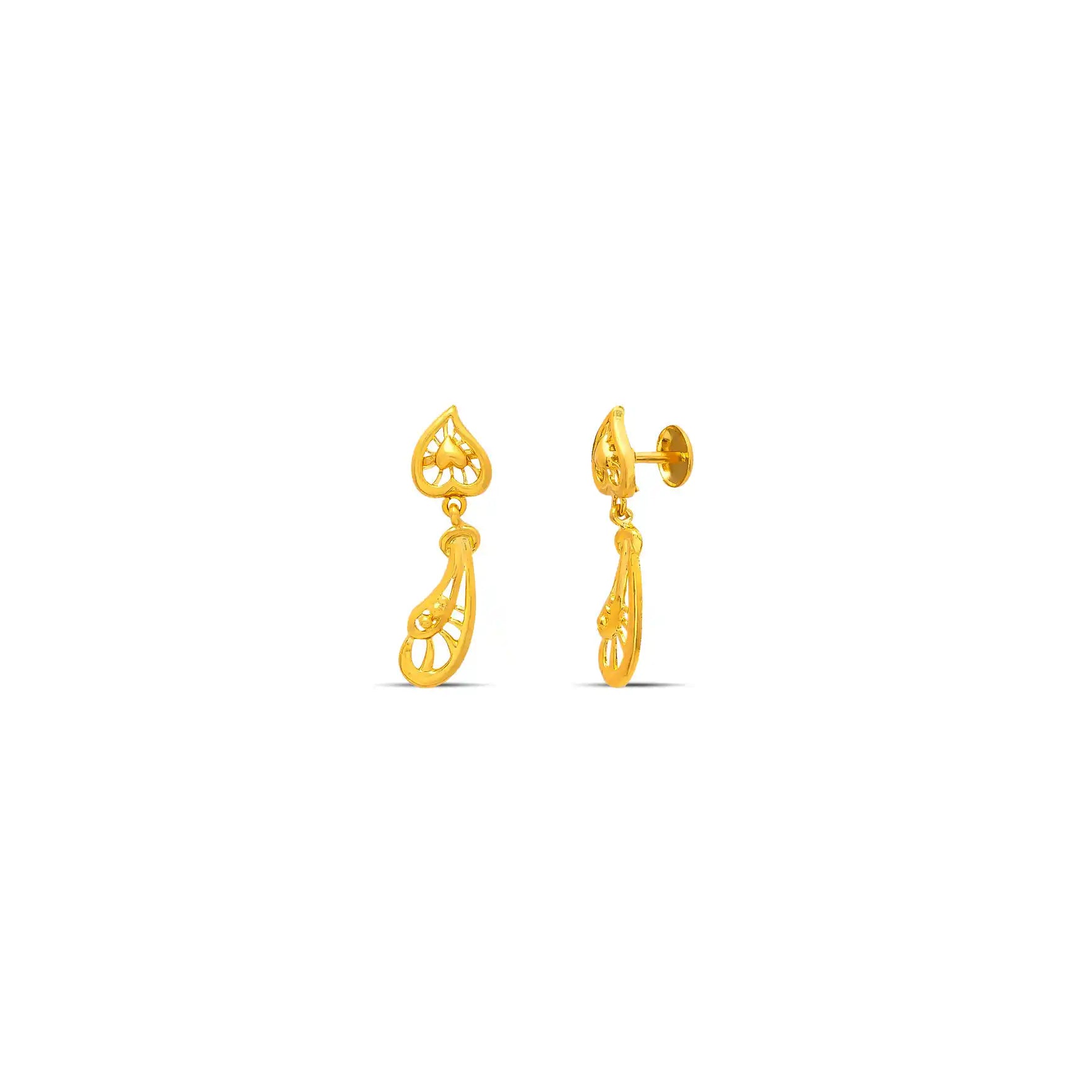 GOLDEN HANGING STUD PGHST286-001