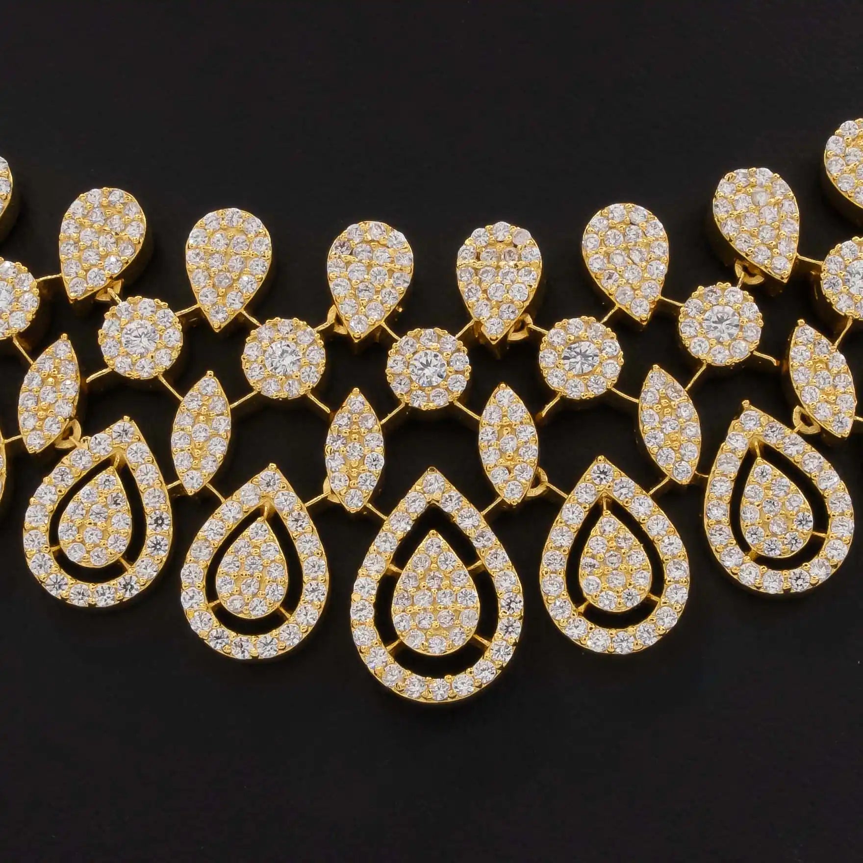 Premium Stone Necklace with Stud PMSNS11W-0011, PMSHST37W-052