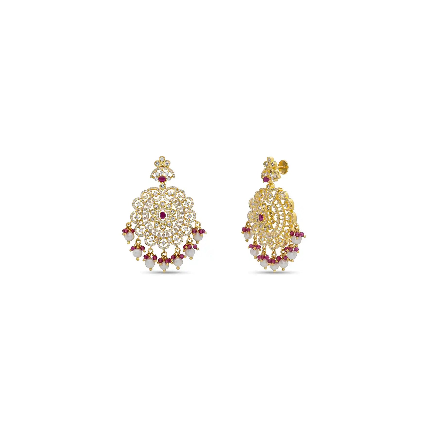 Premium Stone Necklace with Stud PMSNL2WR-0081, PMSHST10WR-053