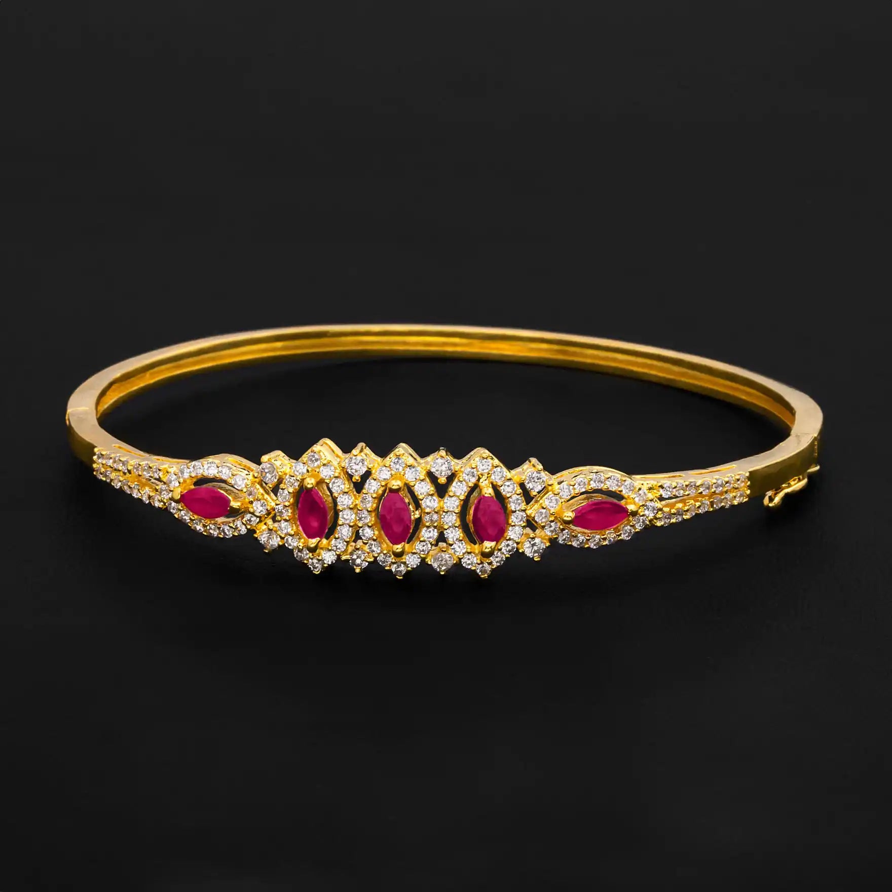 24kt Gold Plated Stone Bracelets 