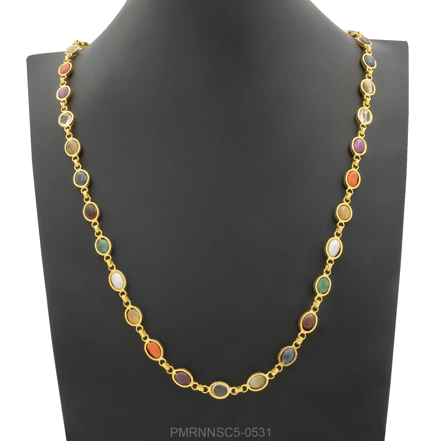 Premium Navaratna Stone Chain PMRNNSC5-0531