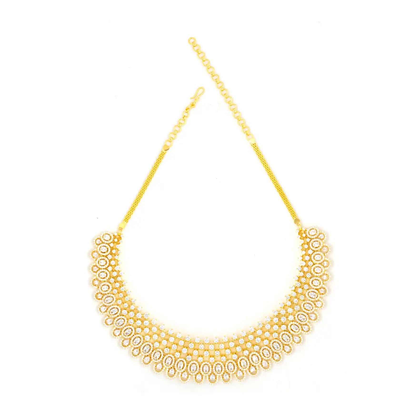 Premiun Stone Necklace with Stud PMSNS39W-0031, PMSHST49W-023