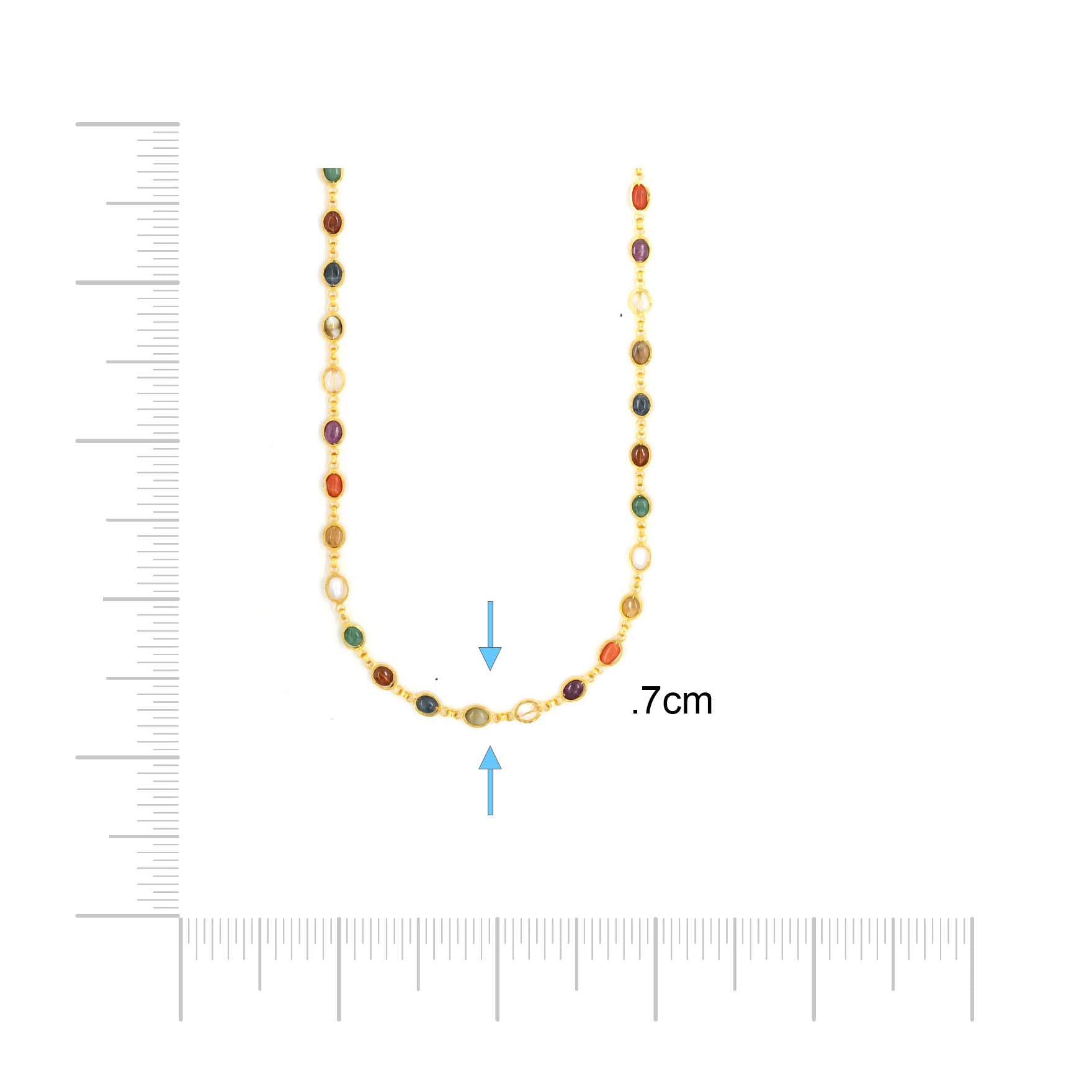 PREMIUM NAVA RATNA CHAIN PMRNNSC5-0531