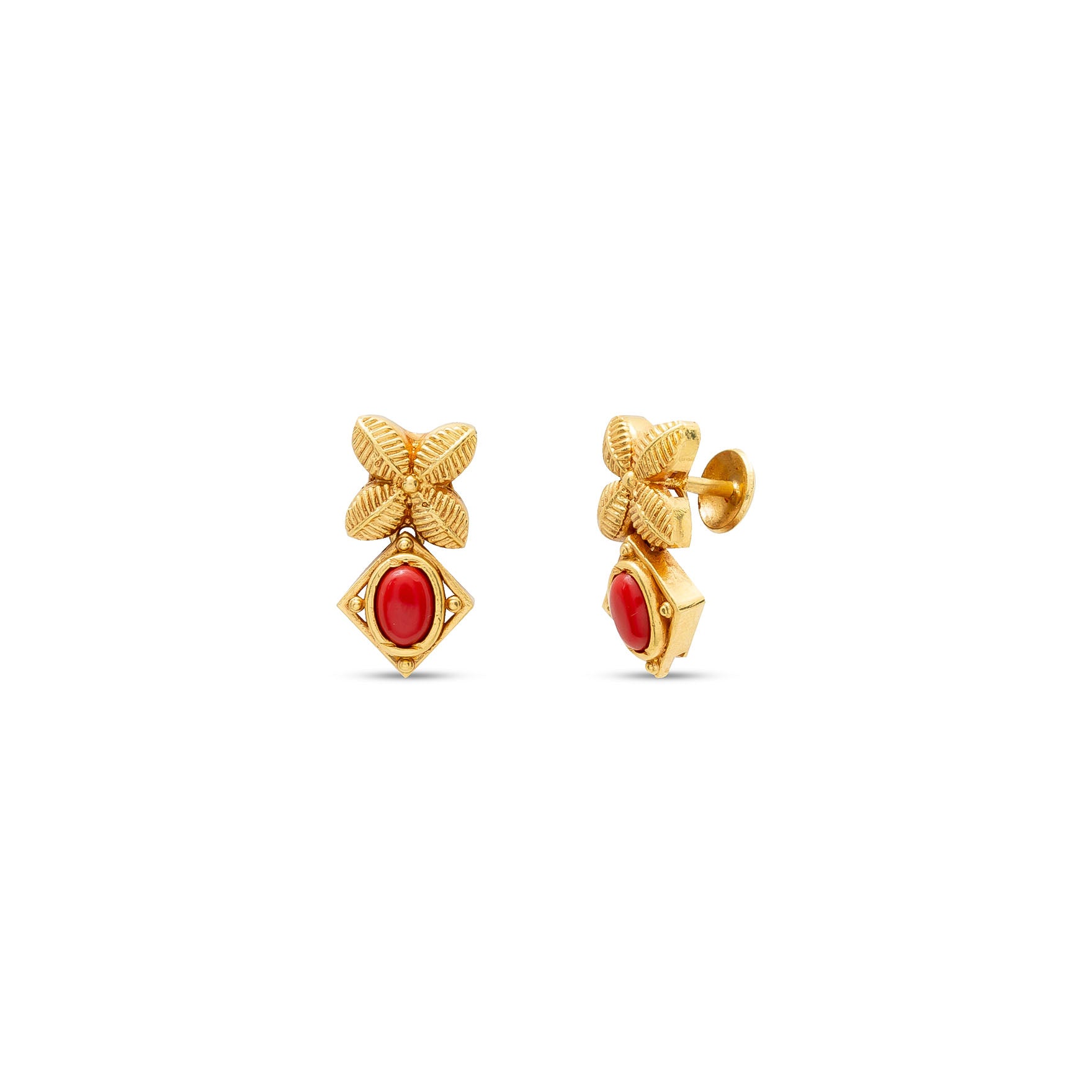 SRESHTA COLLECTION GERU NECKLACE WITH EARRING PSGRNSSR104M-036, PSGRHSTSR35-061