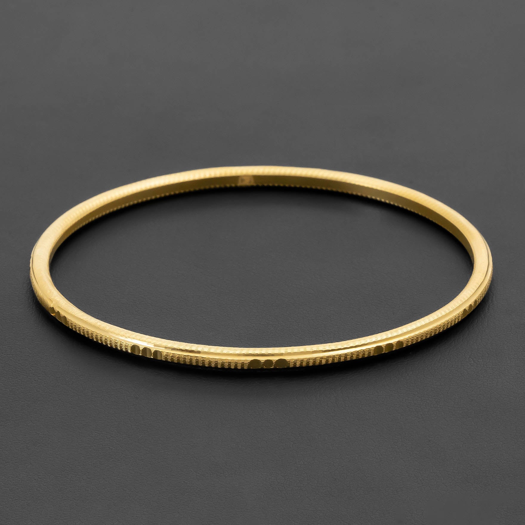 24CT HEAVY Gold Layered BOHO STYLE BANGLE PGB8-031