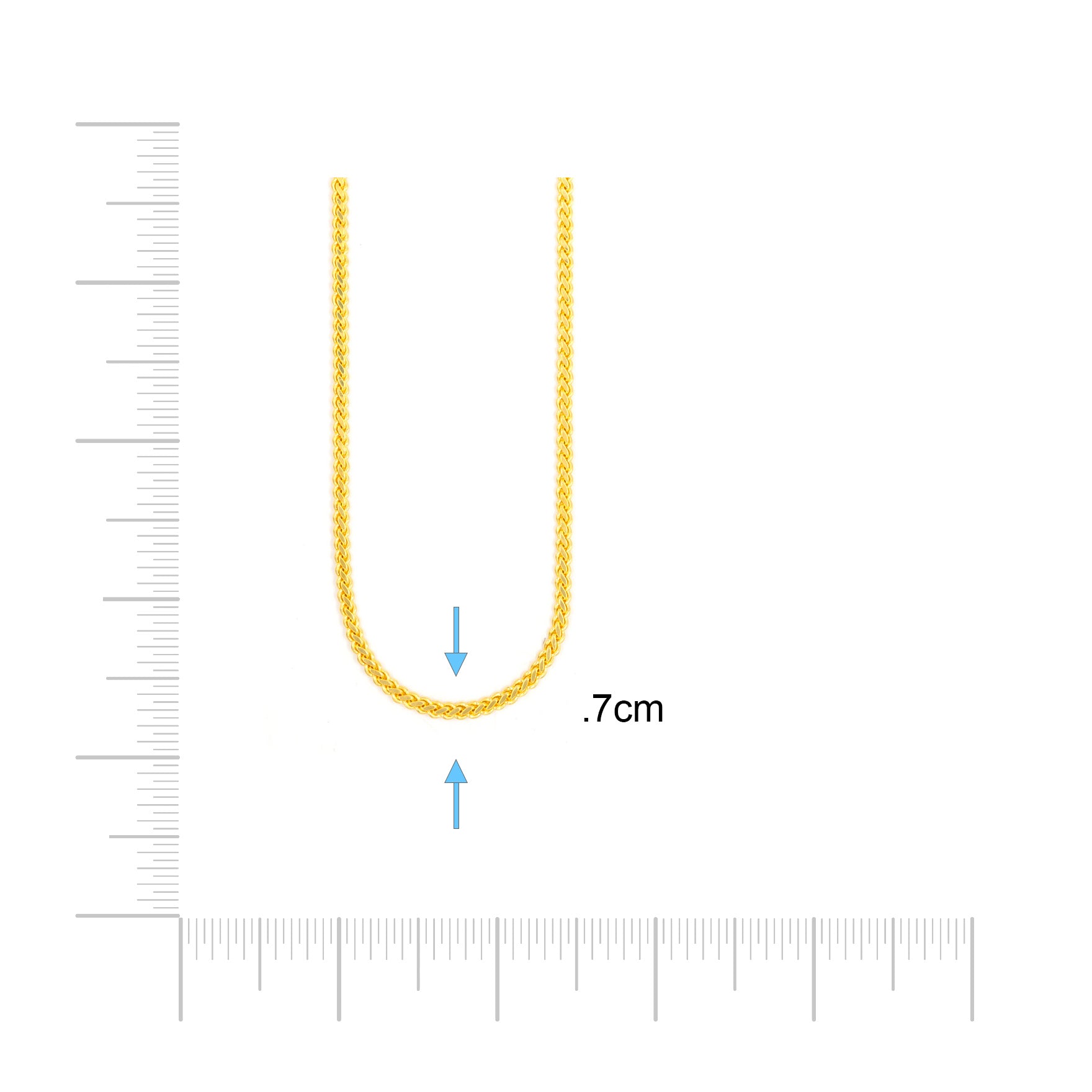 Gold chain PCPR70-007