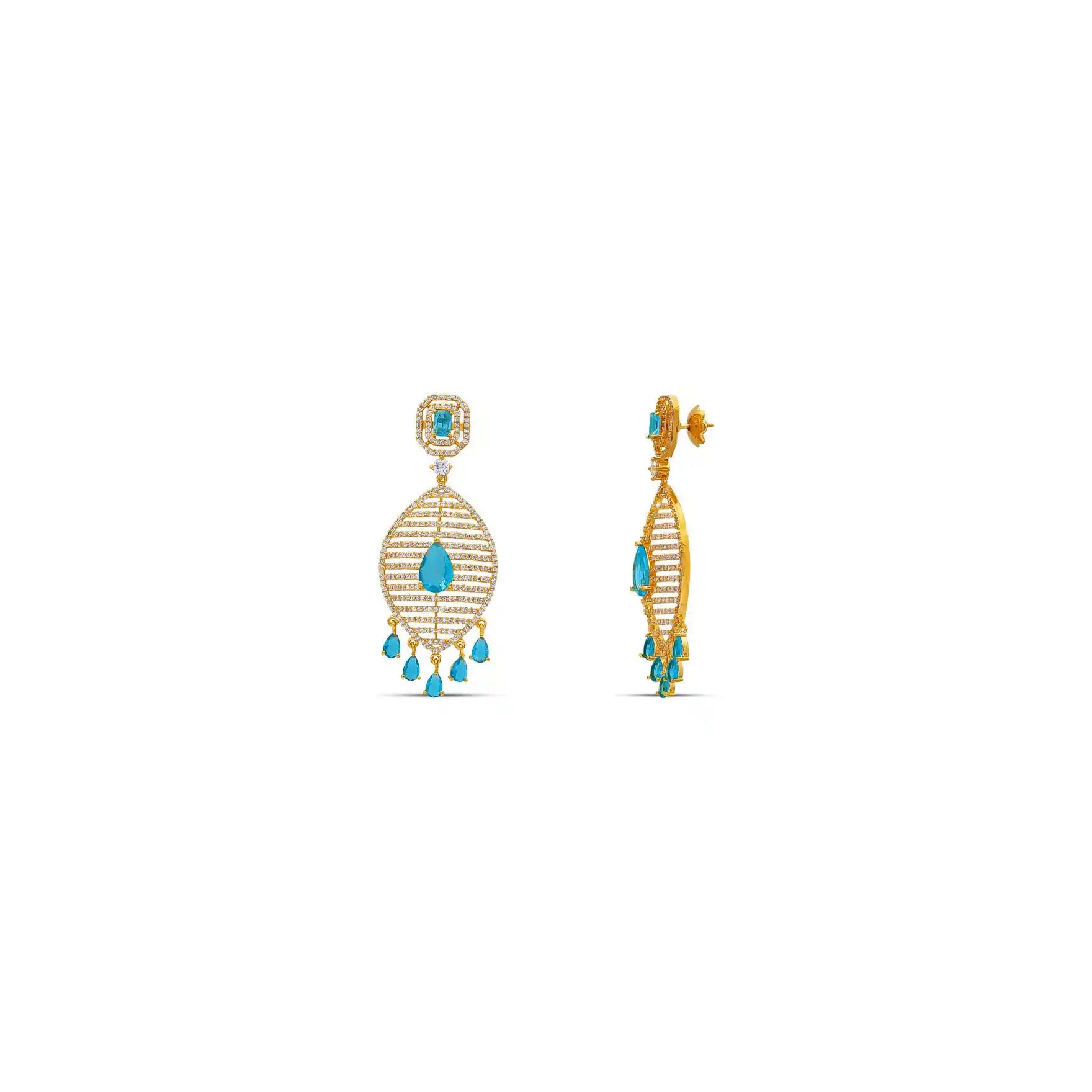 Premium Stone Hanging Stud PMSHST7WSBL-054
