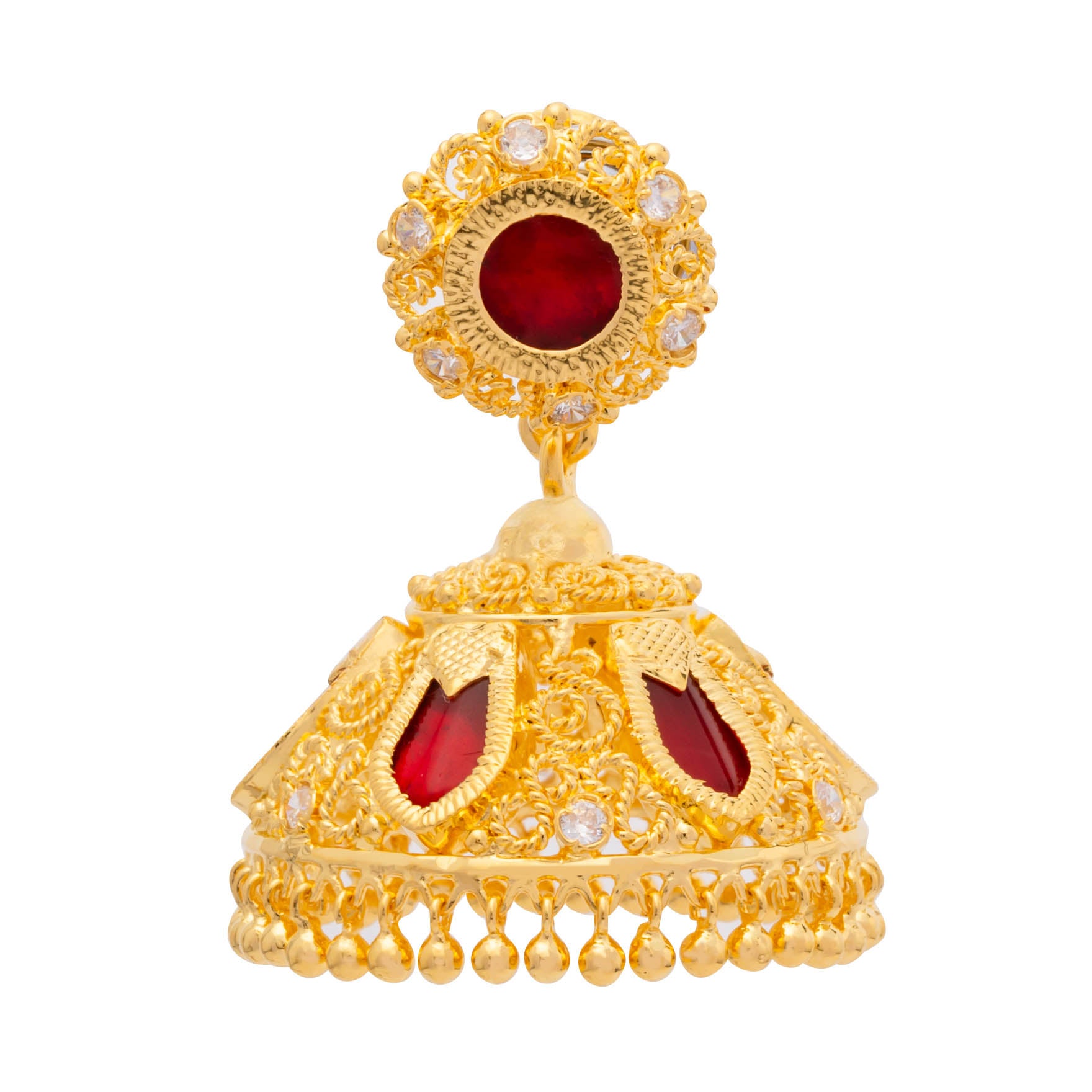 Gold Plated Jimika Jewellery Earrings For Women | Parakkat Jewels