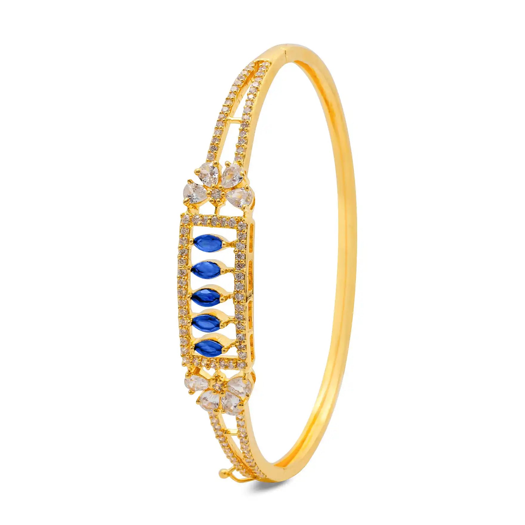 Stone Bracelet Bangle PSBRB12WBL-052