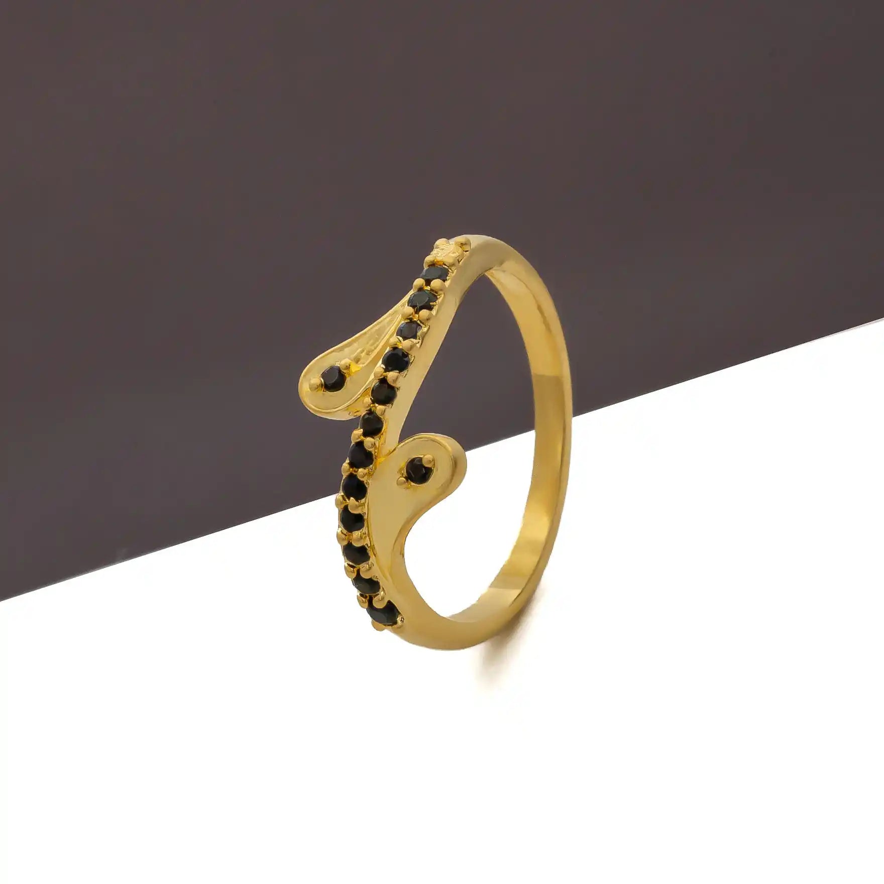 GOLDEN STONE RING PSR33B-041