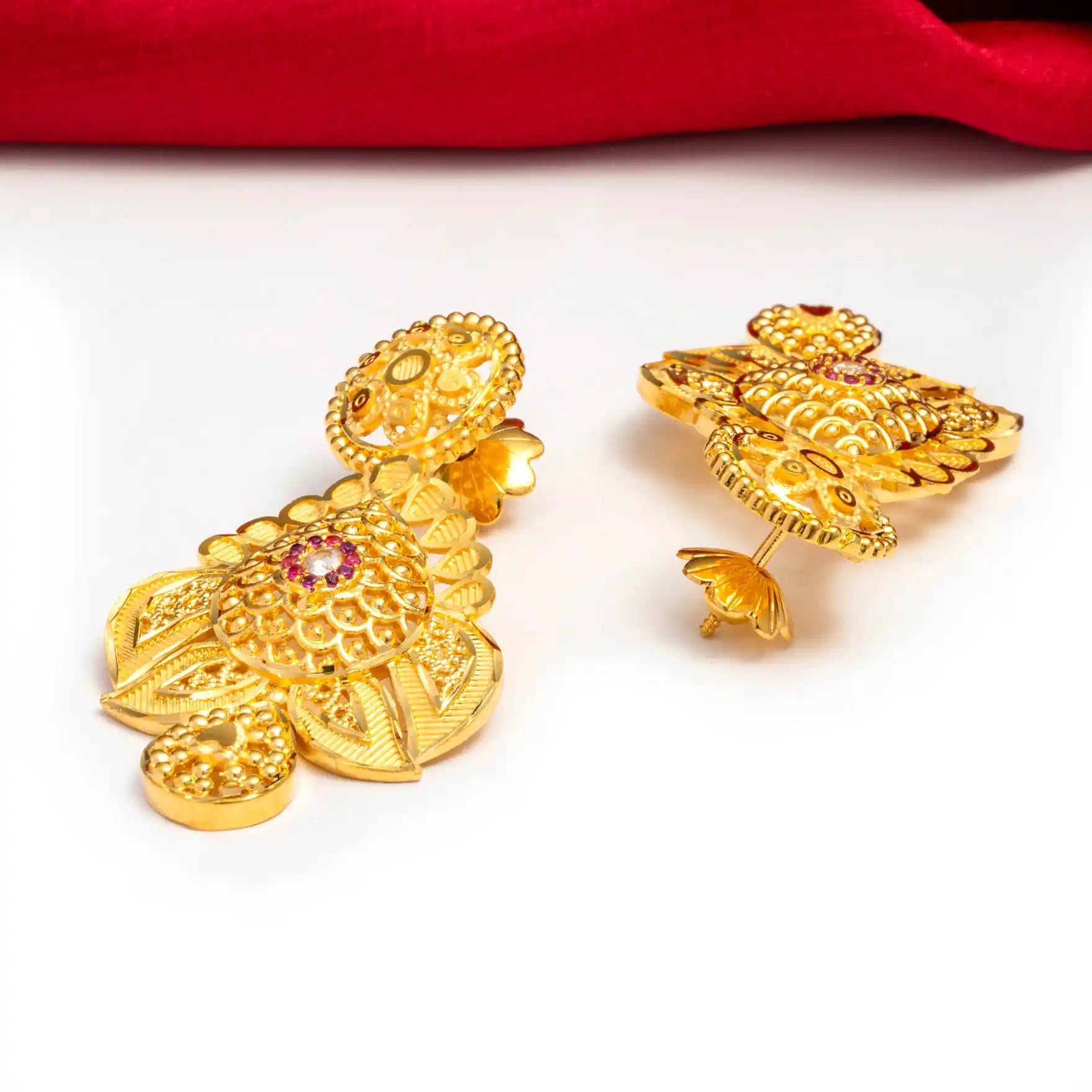 STONE NECKLACE SHORT WITH GOLDEN STUD PSNS8WR-0321, PSHST56WR-081