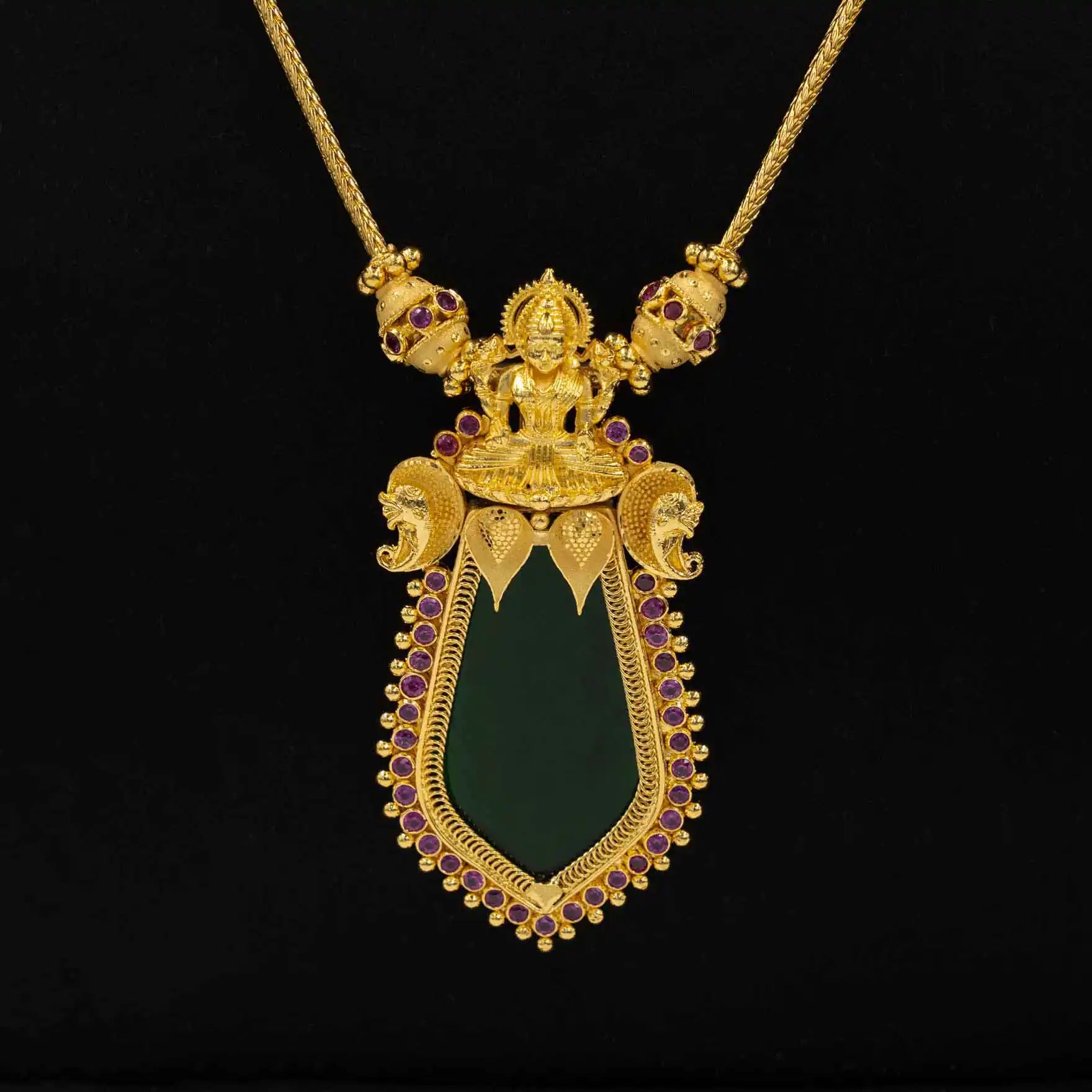 Palakka Nagapadam Stone Necklace PSPNNG33-1130