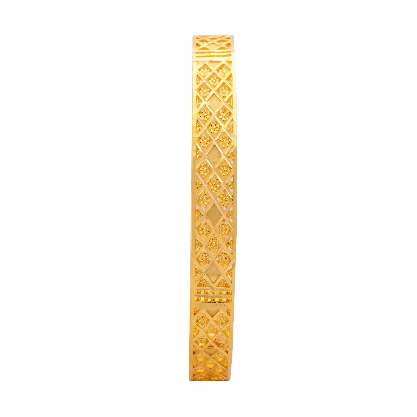 24ct Heavy Gold Layered Natalie Bangle PGB10-022