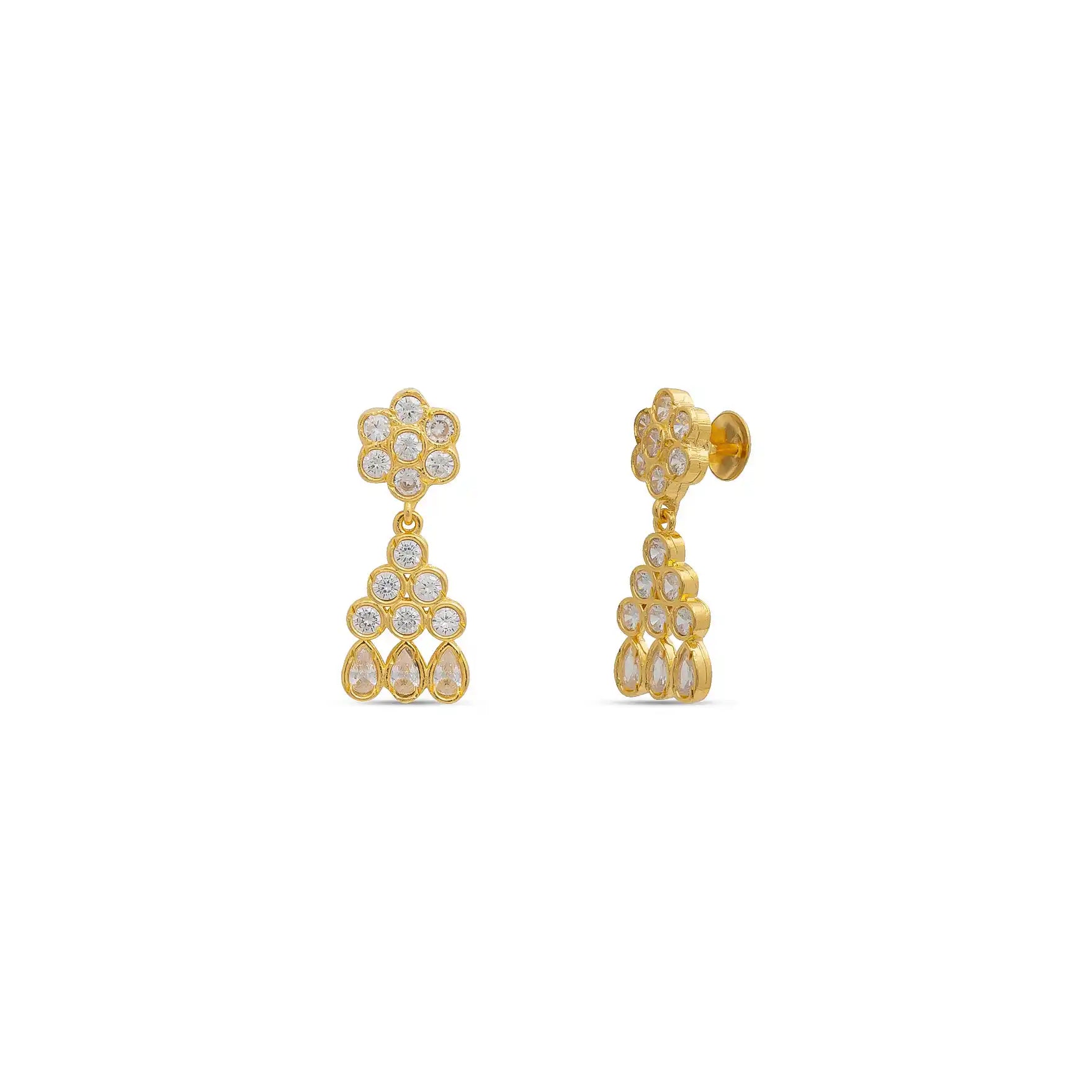 STONE NECKLACE LONG WITH GOLDEN STUD PSNS95W-036, PSHST121W-061