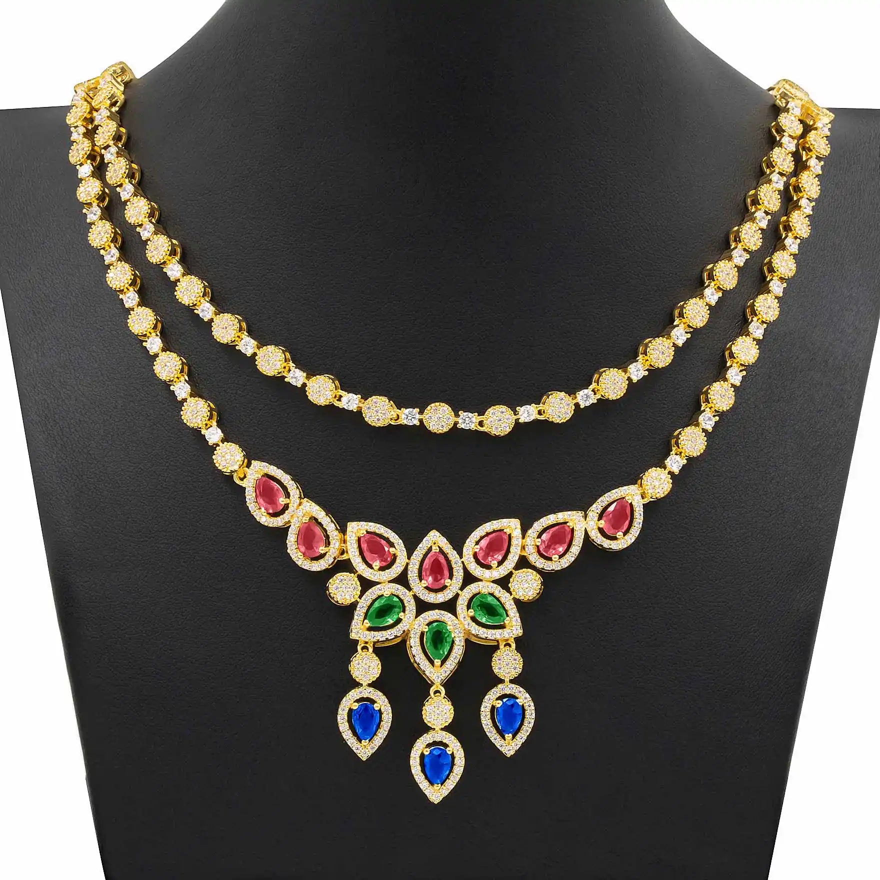 PREMIUM STONE NECKLACE SHORT PMSNS4M-0021, PMSHST14M-052