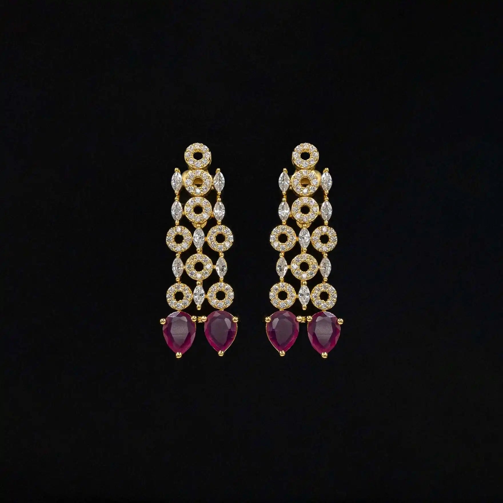 Stone Necklace with earrings  PMSNS9WR-0011, PMSHST19WR-082