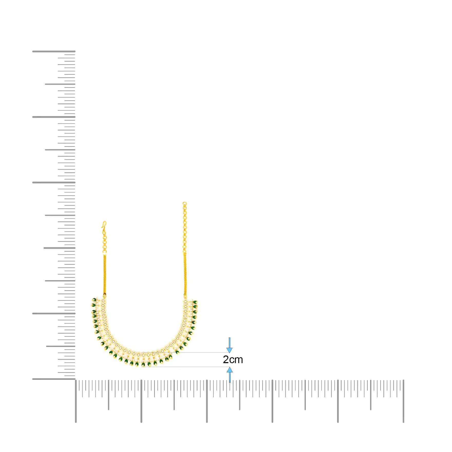 PREMIUM STONE NECKLACE SHORT WITH STUD PMSNS55WG-0021, PMSHST15WG-052