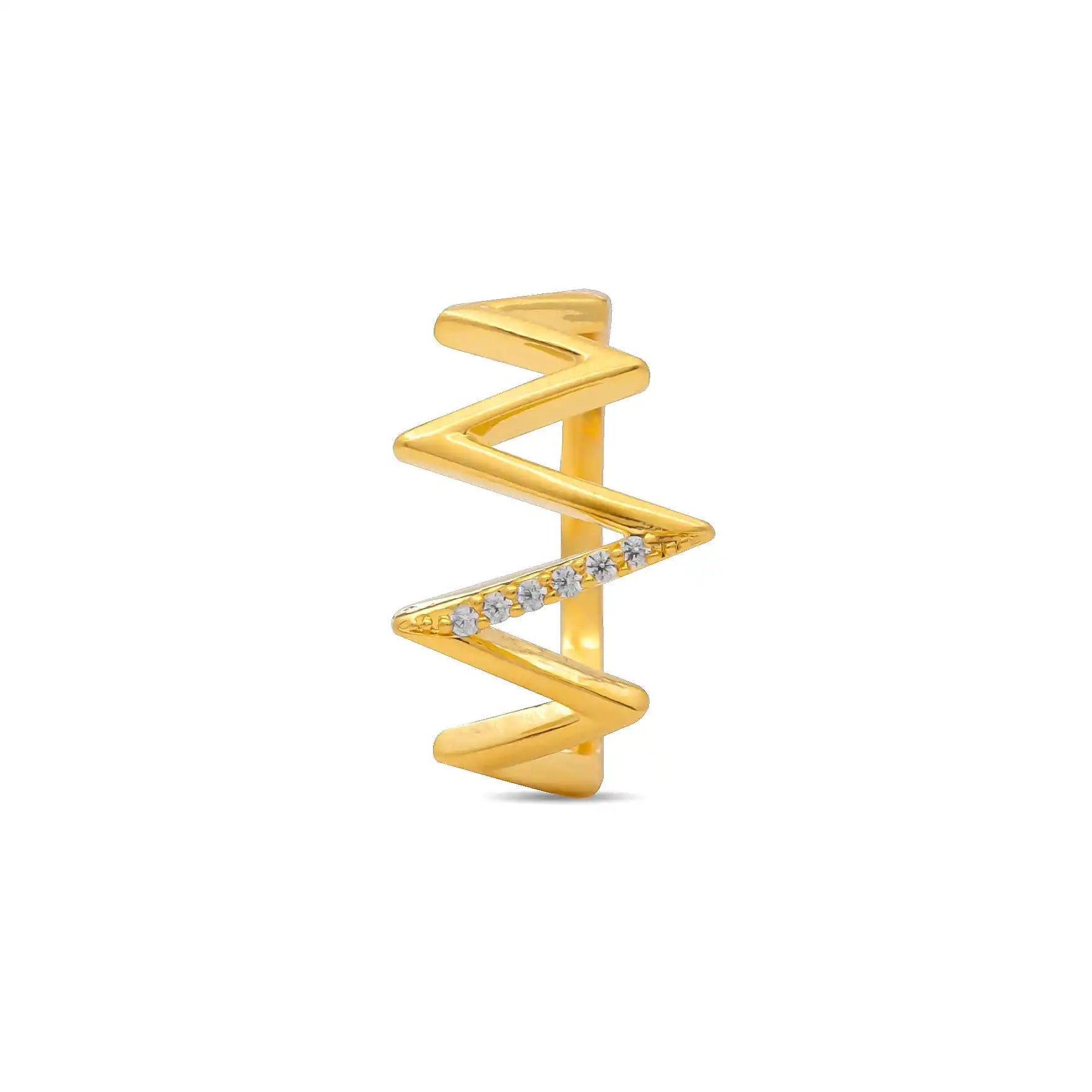GOLDEN STONE RING PSR64W-051