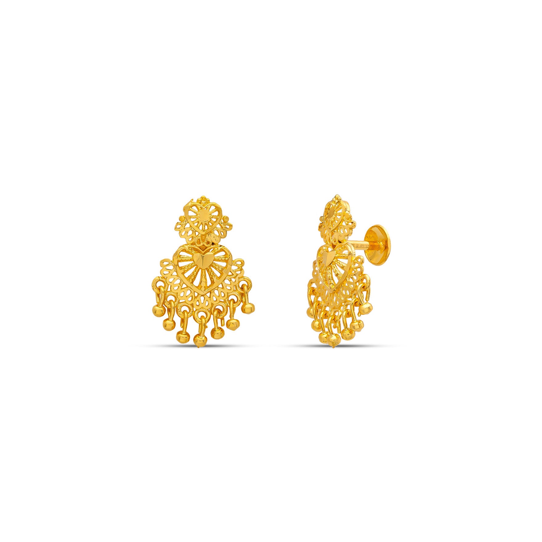 GOLDEN HANGING STUD PGHST223-09