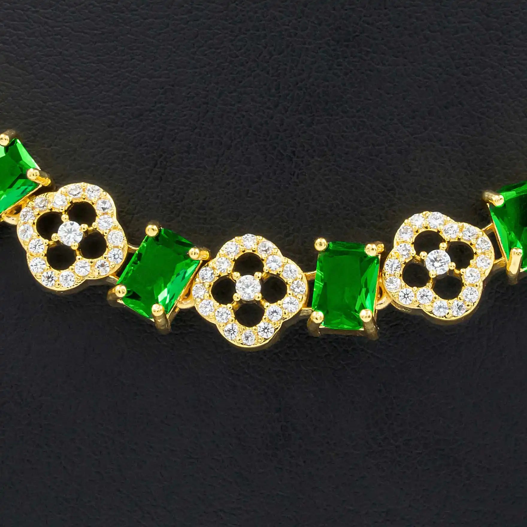 Stone Necklace with Stud PMSNS23WG-007, PMSHST40WG-052