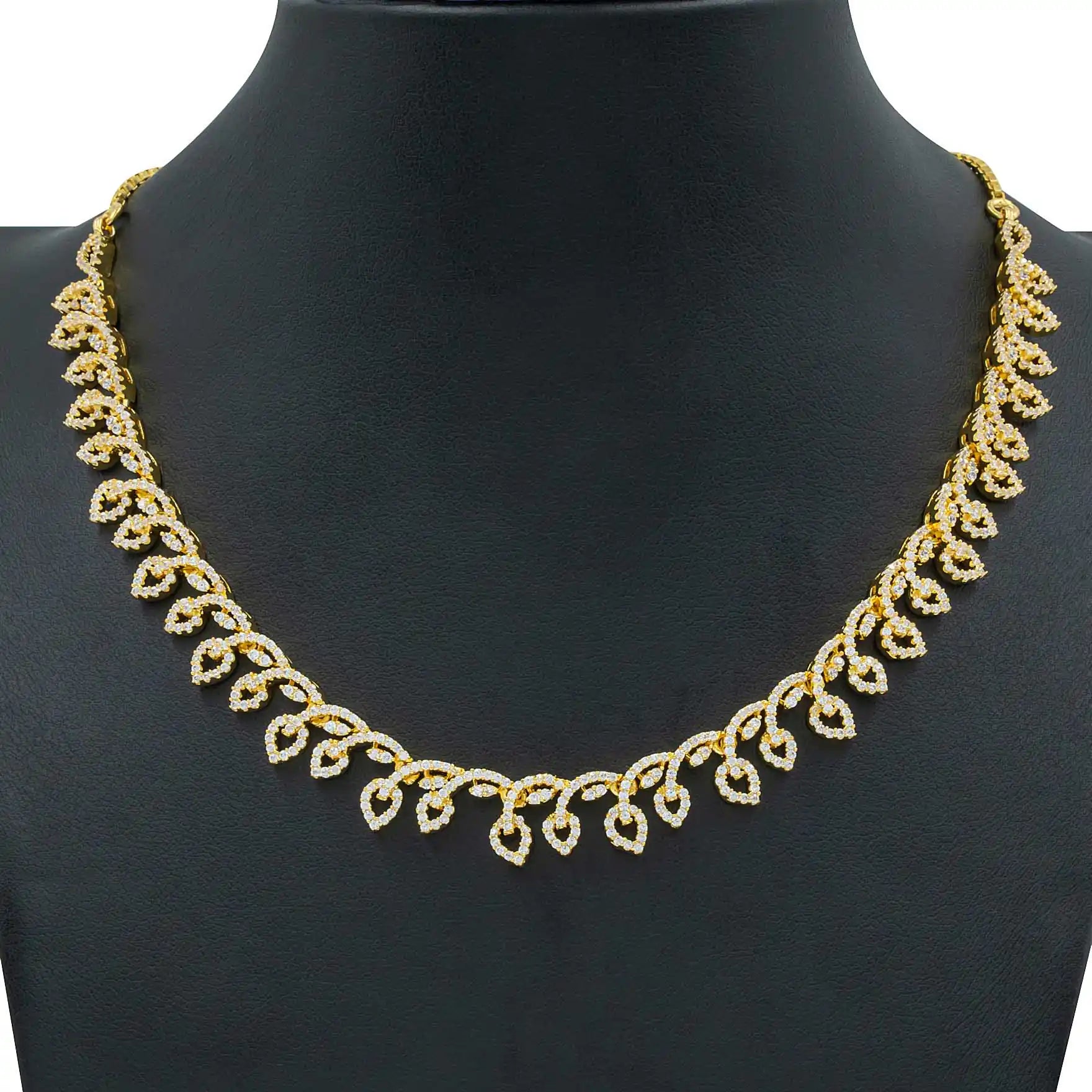 Stone Necklace with Stud PMSNS29W-007,PMSHST44W-022