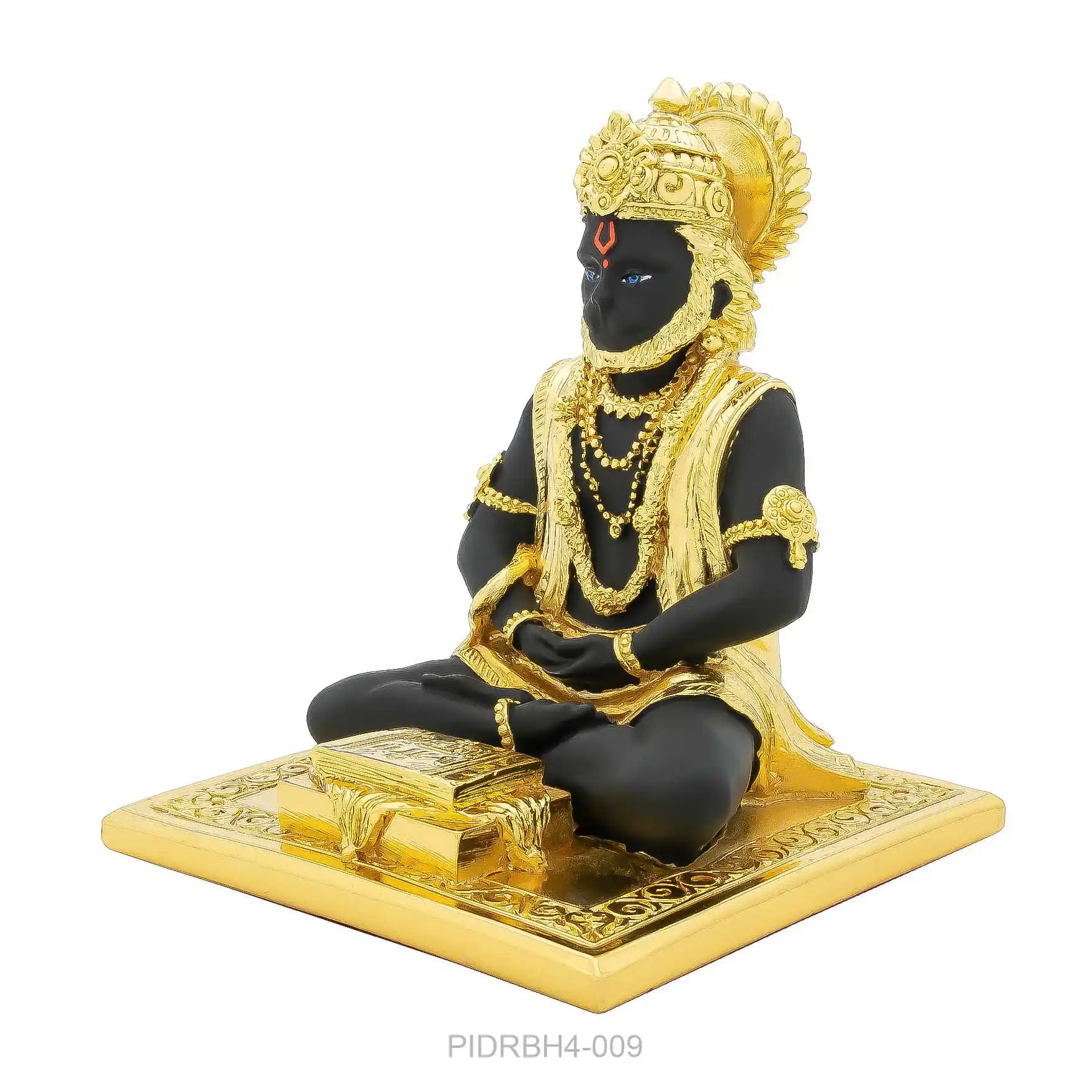 Sant Shirdi Sai Baba Idol – Gold Layered Temple Style Figurine – Hindu Spiritual Statue – Pooja & Home Décor | PIDRBH4-009
