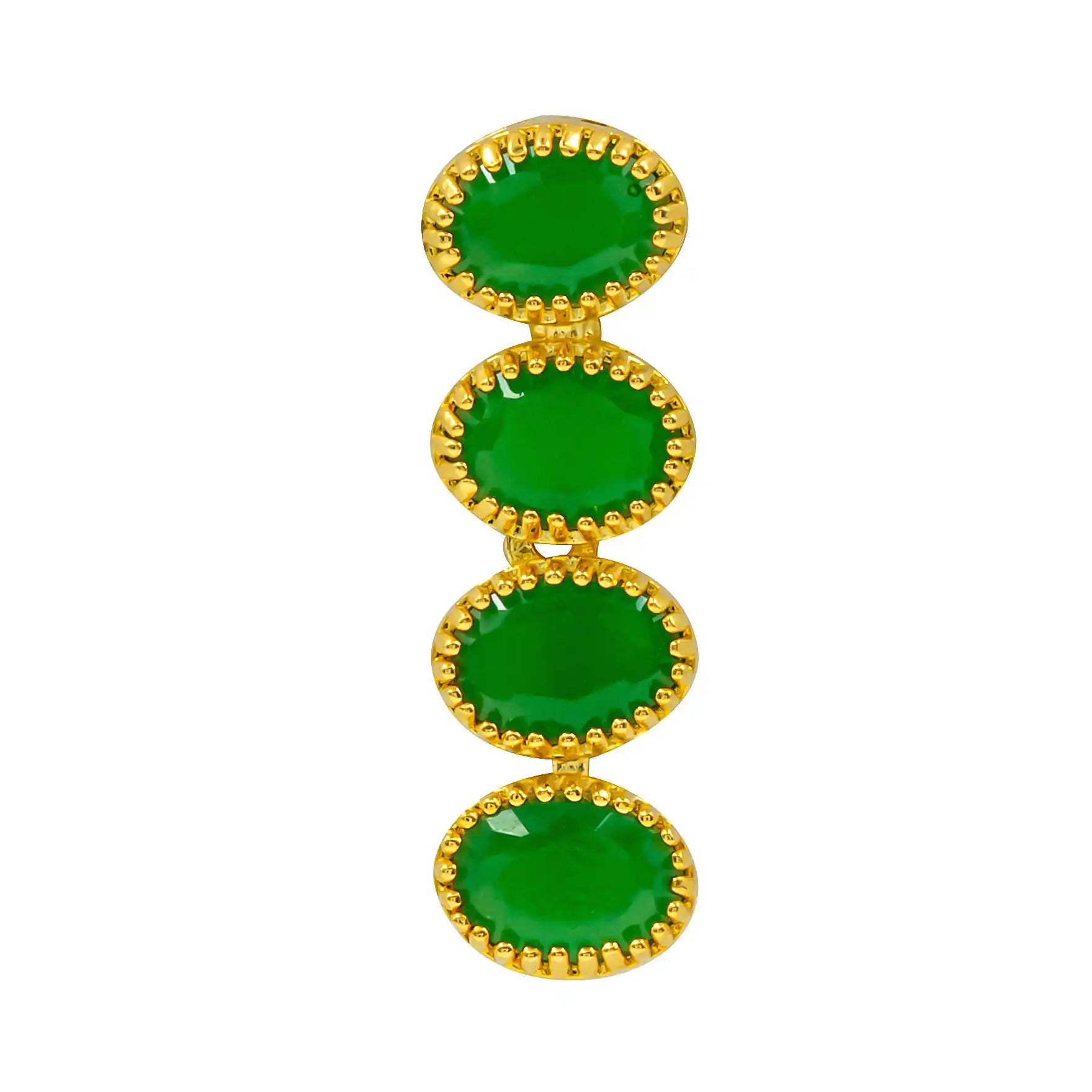 Stone Necklace with Stud  PMSNS28G-007,PMSHST43G-022