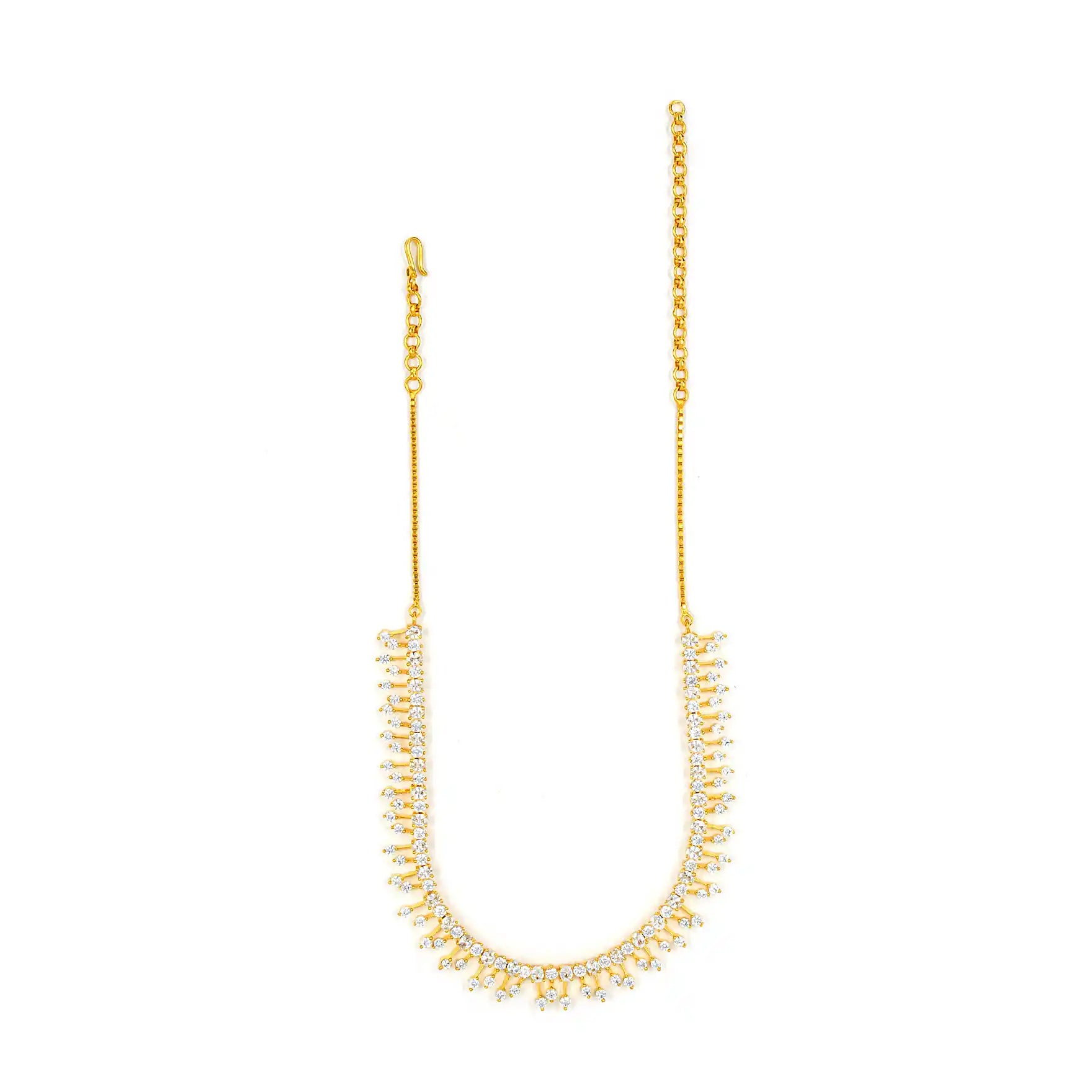 Stone Necklace with Stud PMSNS31W-007,PMSHST7W-022