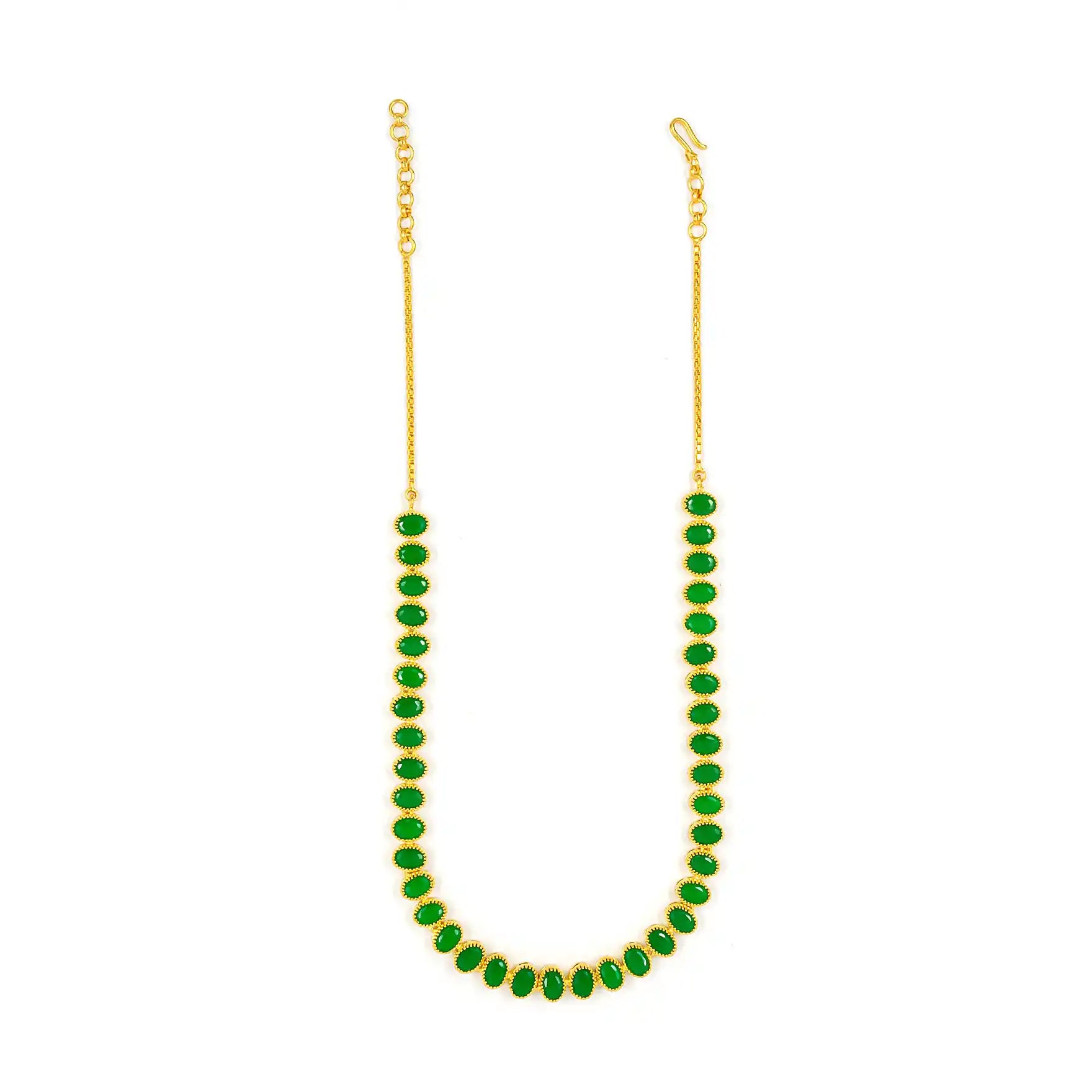 Stone Necklace with Stud  PMSNS28G-007,PMSHST43G-022