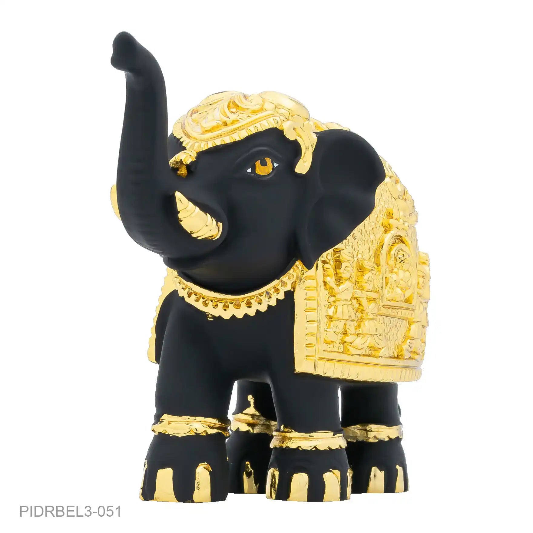 Elephant Idol – Ornate Carved Design – Decorative Showpiece – Home Décor & Vastu Gift | PIDRBEL3-051