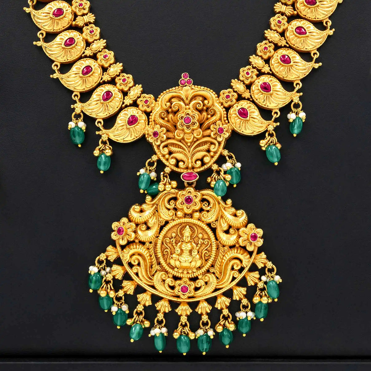 Customised gold-layered jewellery by Parakkat Jewels