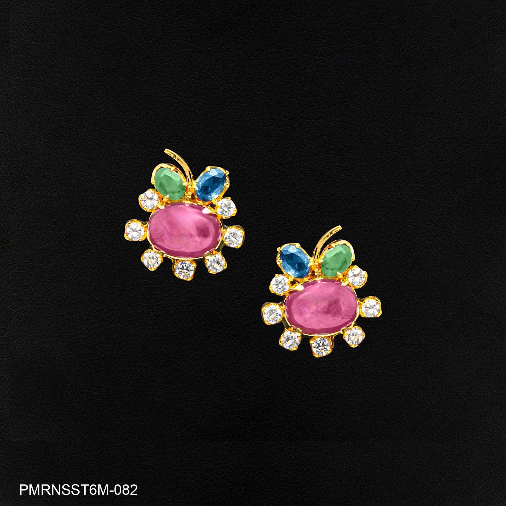 Shop Gold Plated Pearl Stone Earrings For Women Online | Parakkat Jewels