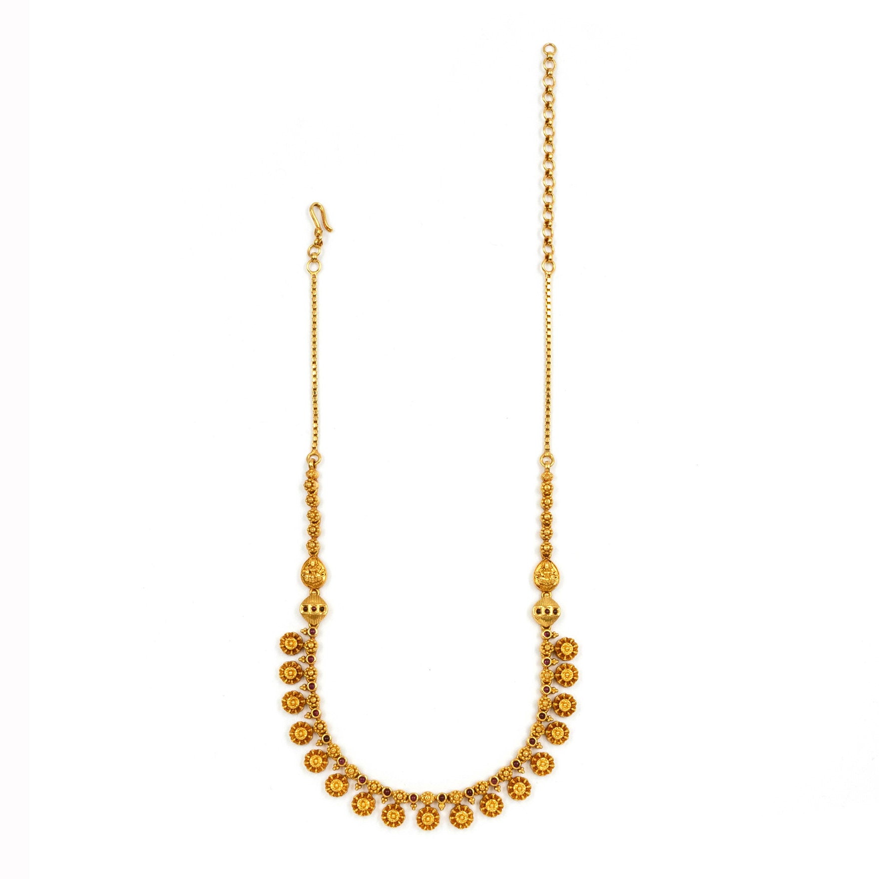 SRESHTA COLLECTION GERU NECKLACE WITH EARRING PSGRNSSR31R-035, PSGRHSTSR23R-061