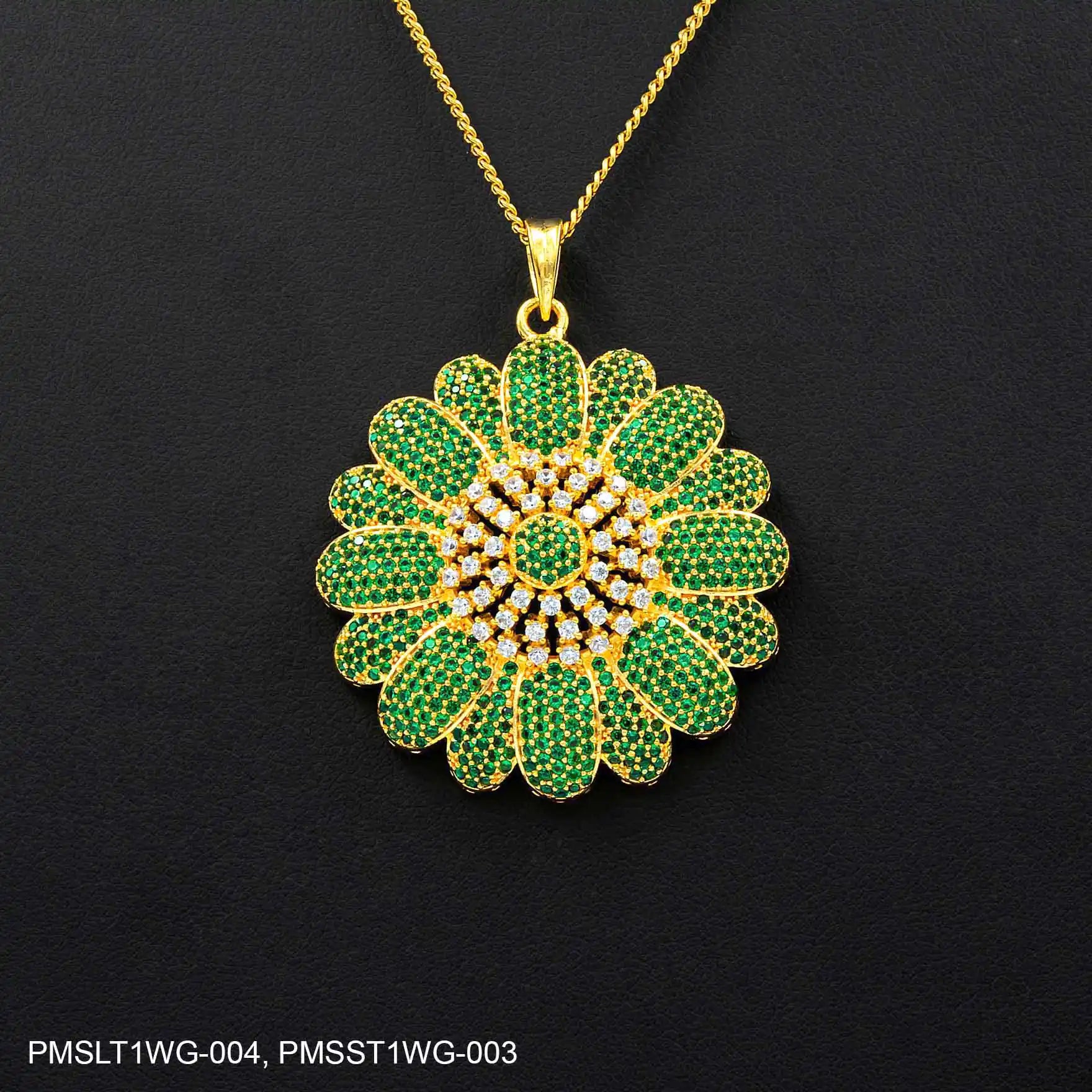 STONE PENDANT WITH STUD PMSLT1WG-004, PMSST1WG-003