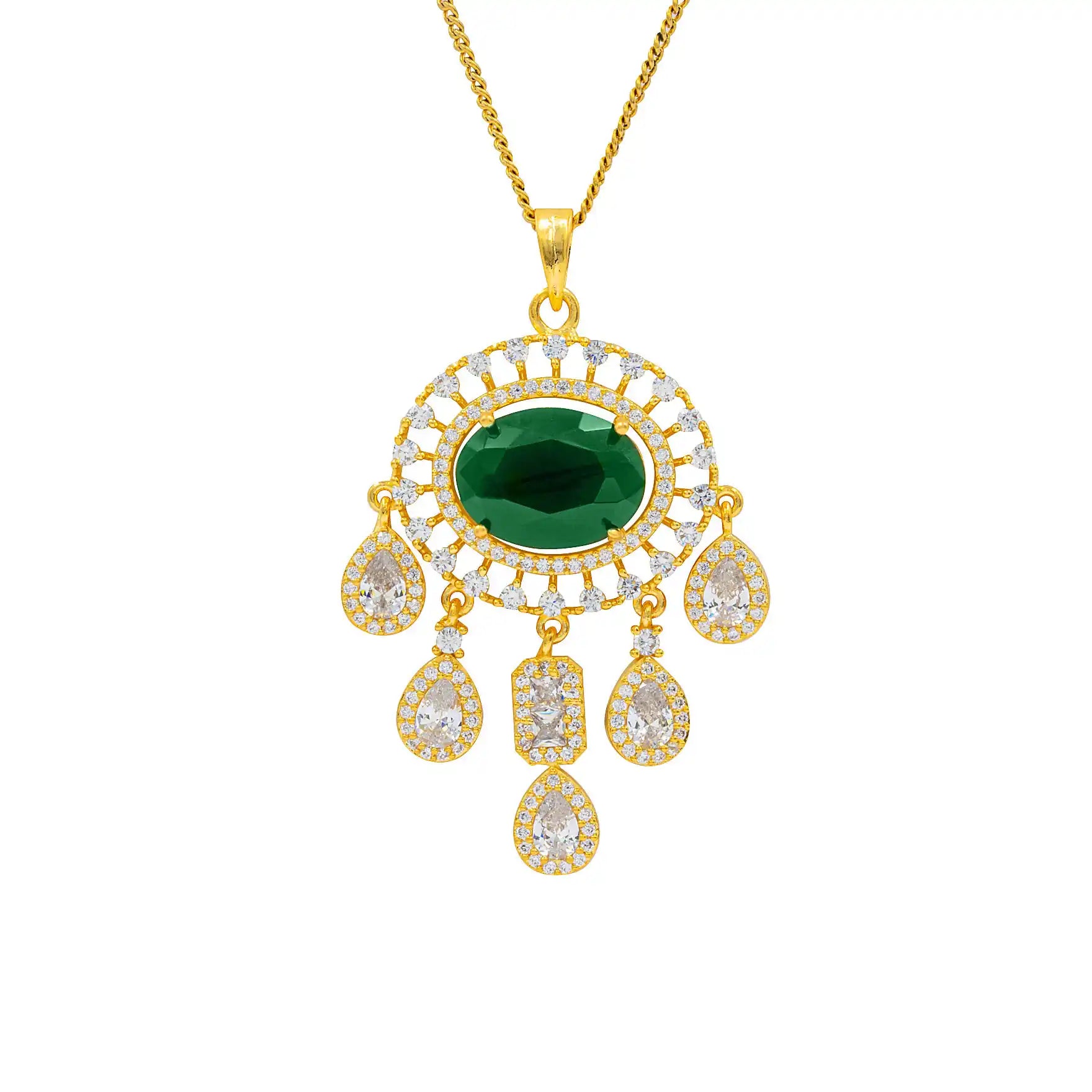 STONE PENDANT WITH STUD PMSLT5WG-003, PMSHST61WG-082