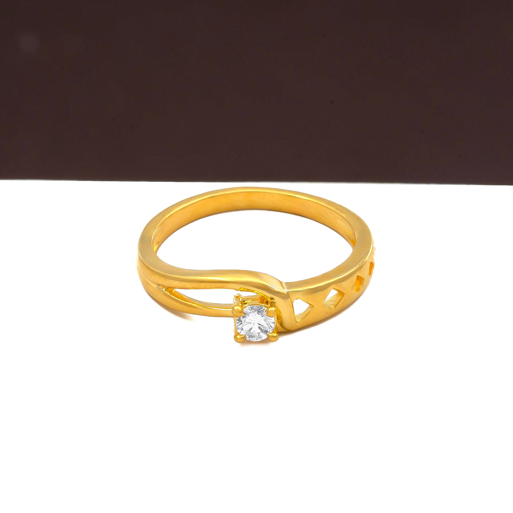 GOLDEN STONE RING PSR222W-021
